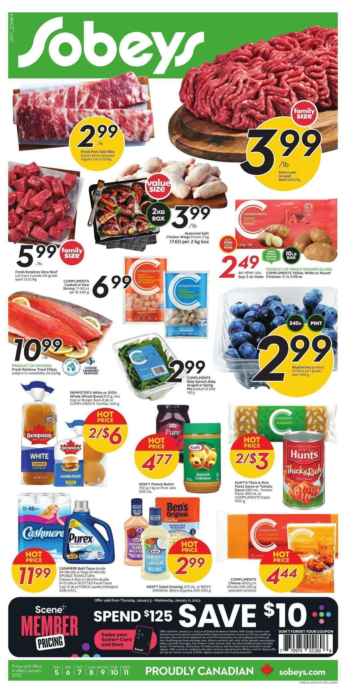 Sobeys Flyer from January 5