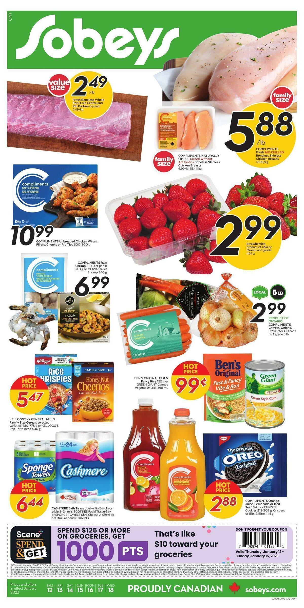 Sobeys Flyer from January 12