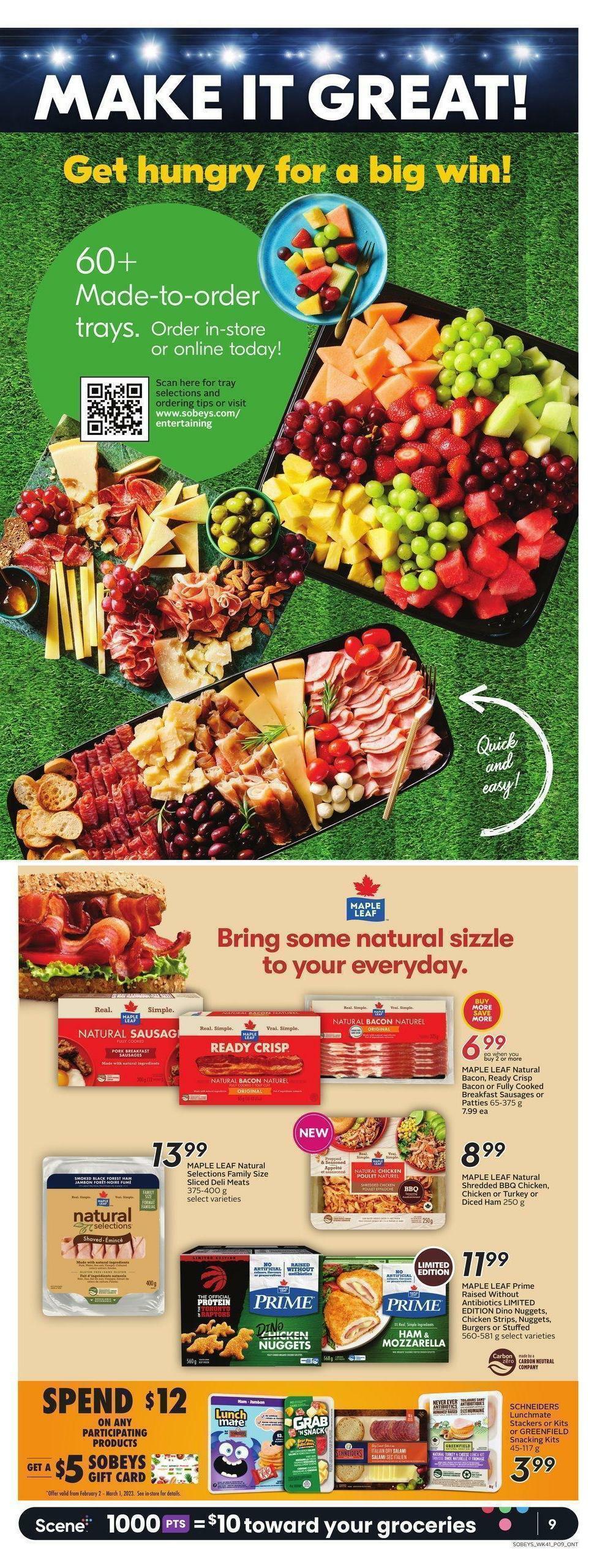 Sobeys Flyer from February 9