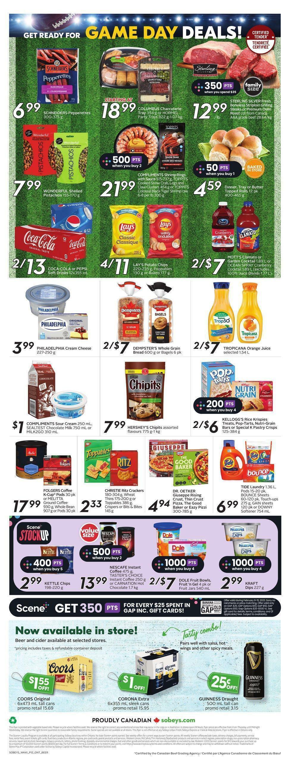 Sobeys Flyer from February 9