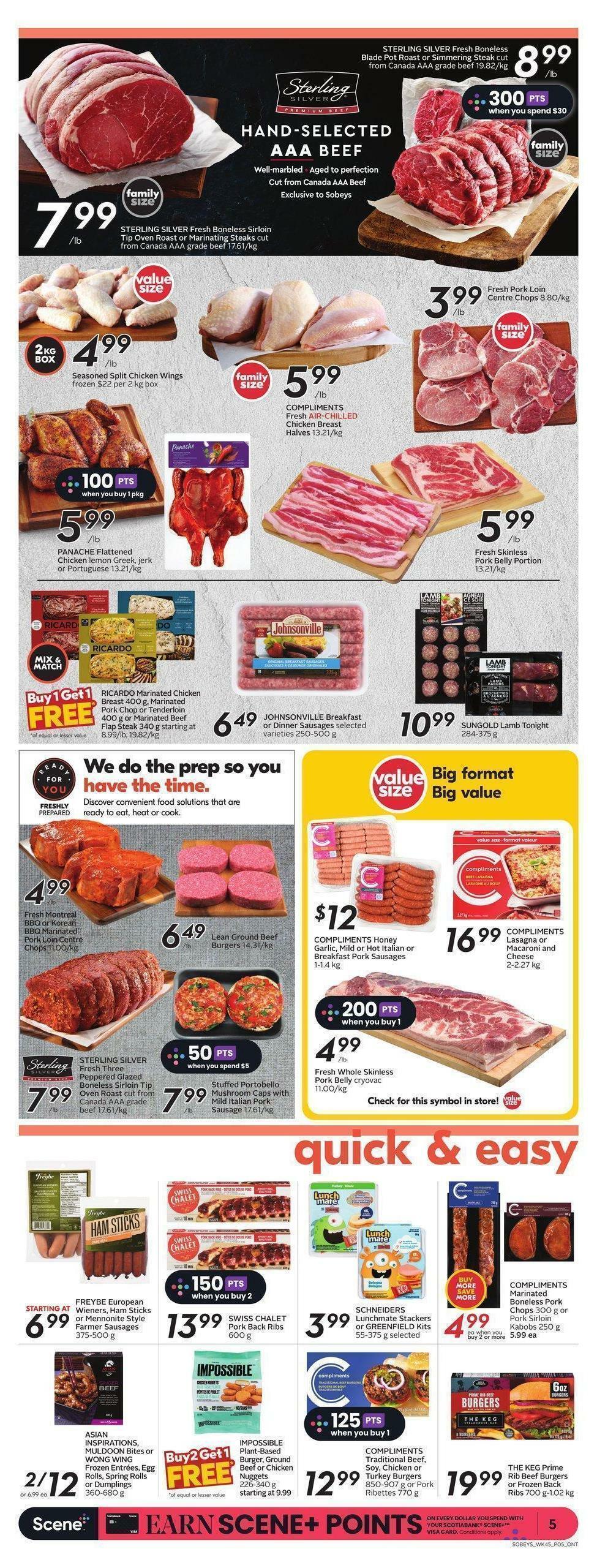 Sobeys Flyer from March 9