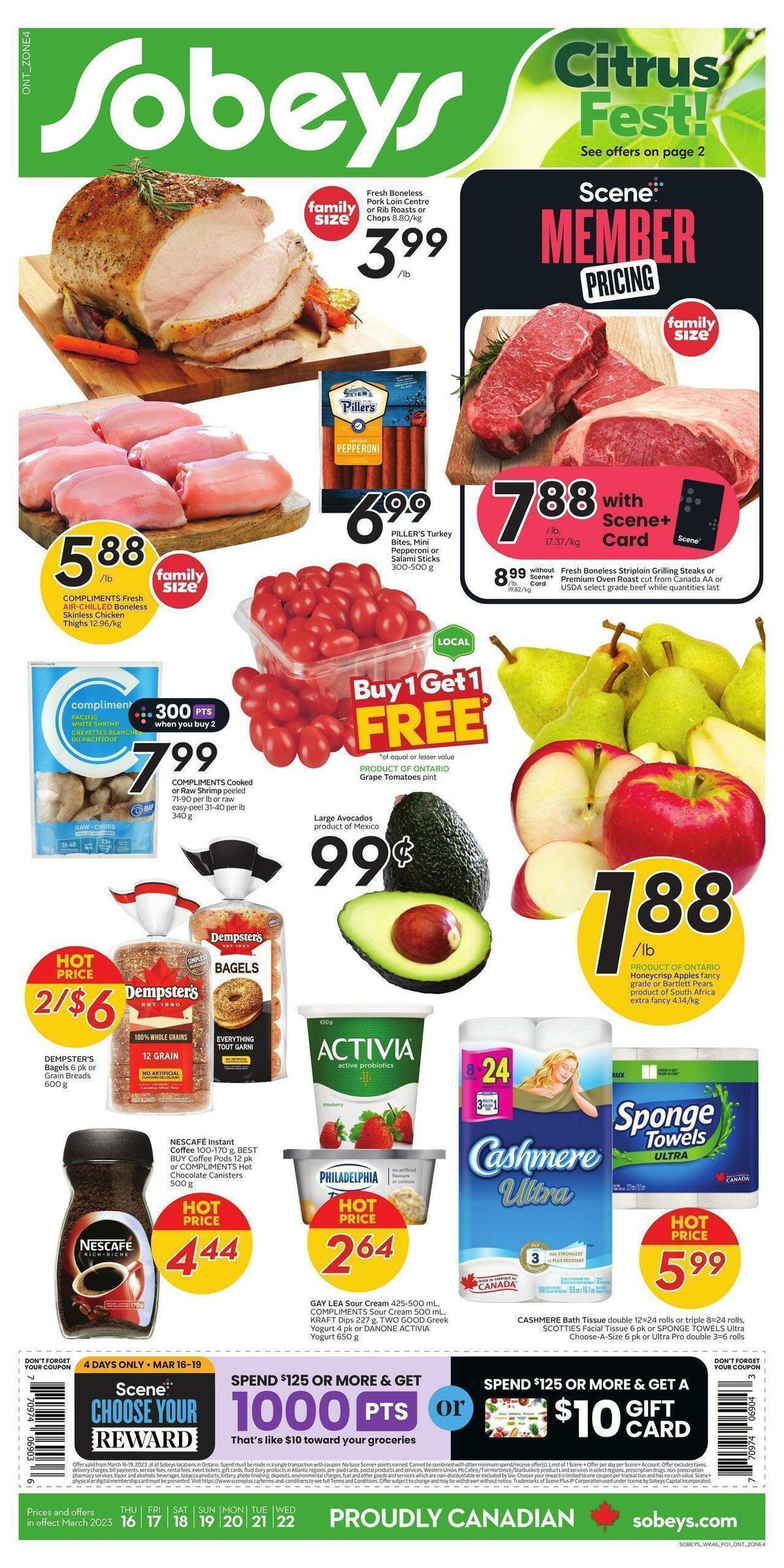 Sobeys Flyer from March 16