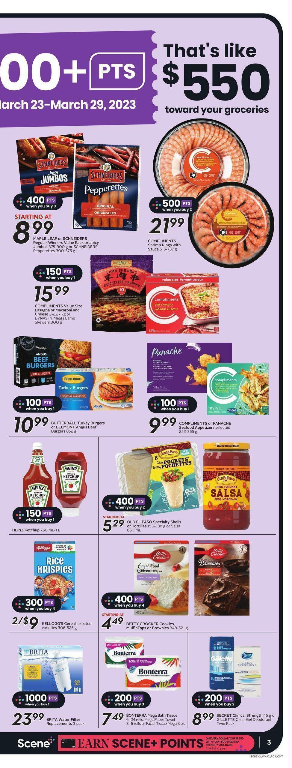 Sobeys Flyer from March 23
