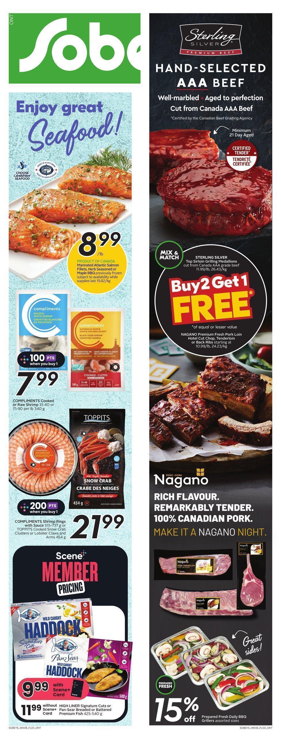 Sobeys Flyer from March 30