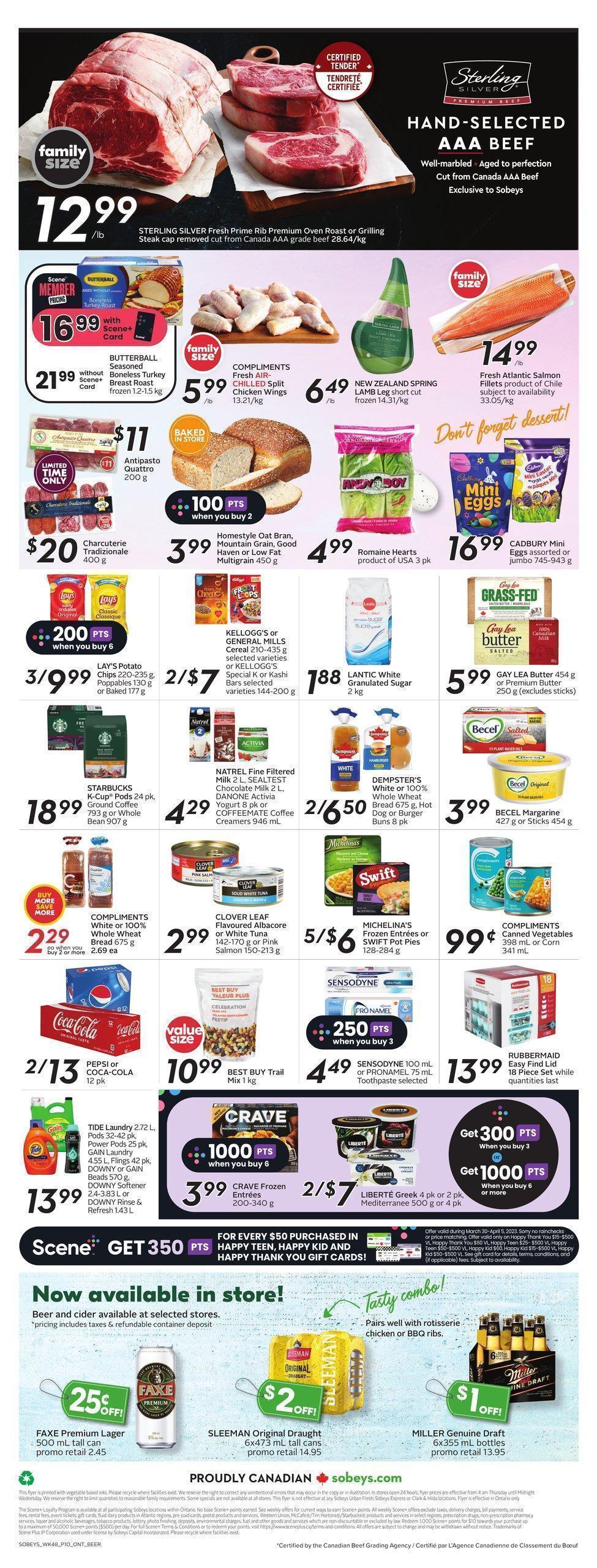 Sobeys Flyer from March 30