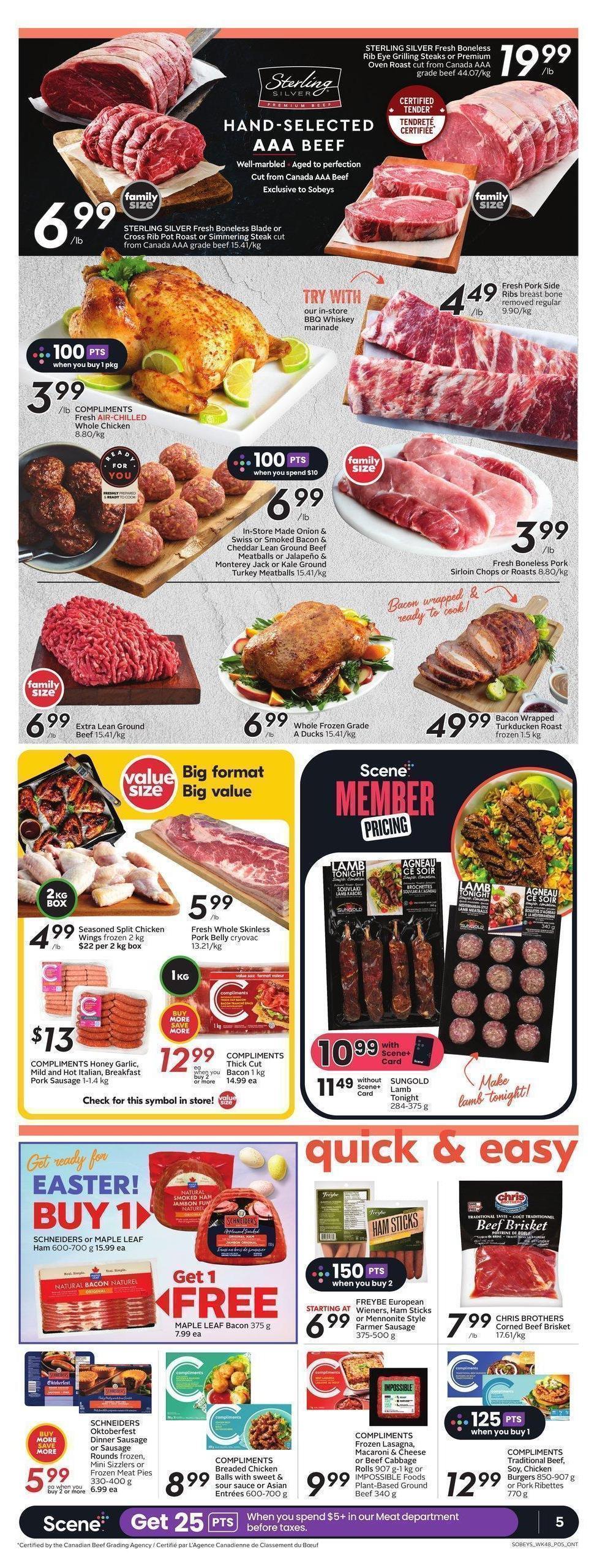 Sobeys Flyer from March 30