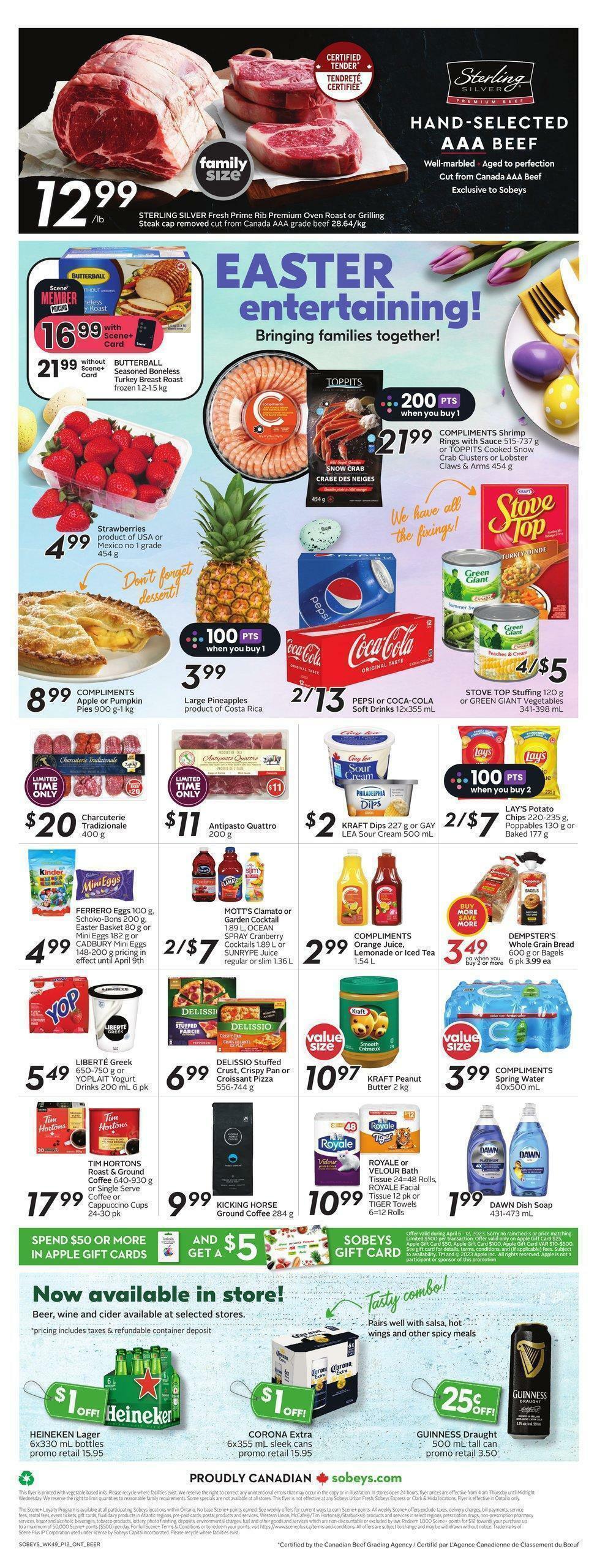 Sobeys Flyer from April 6