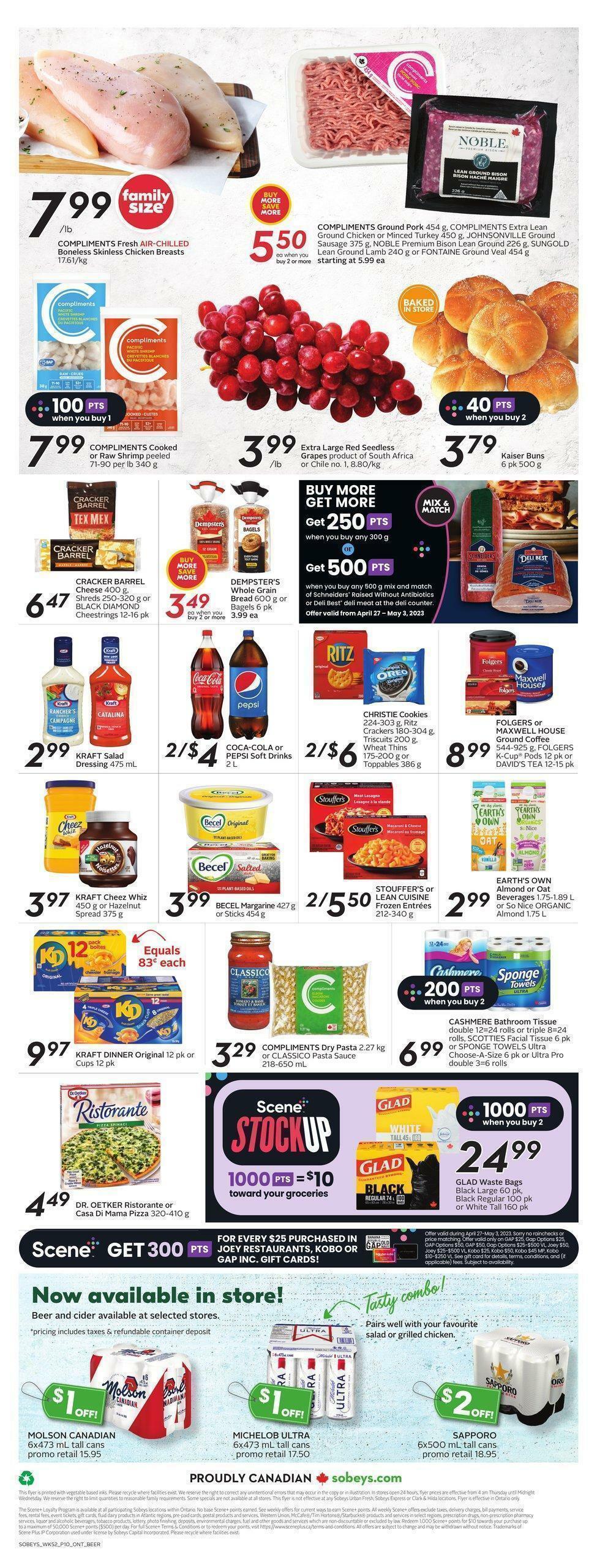 Sobeys Flyer from April 27