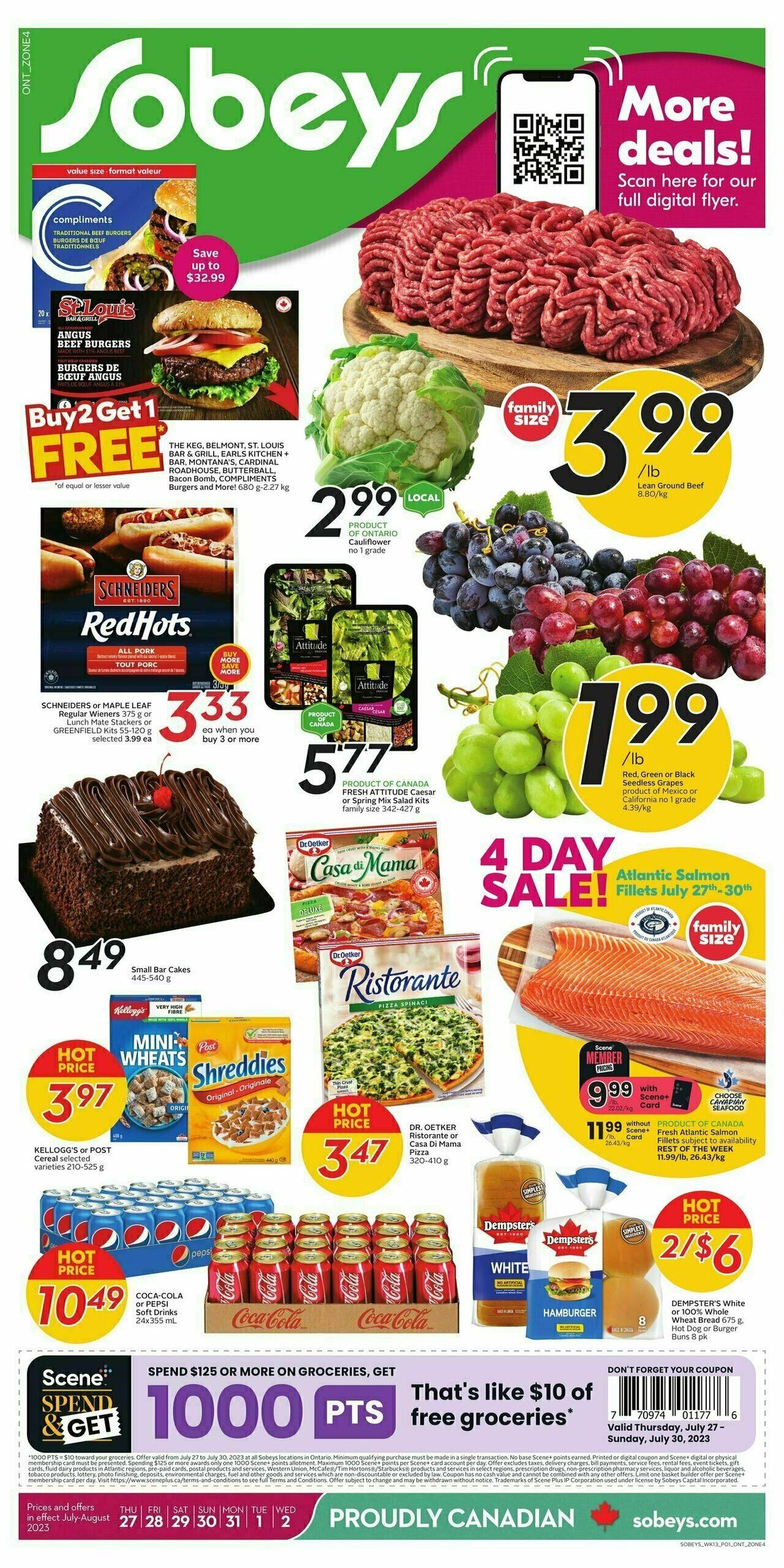 Sobeys Flyer from July 27