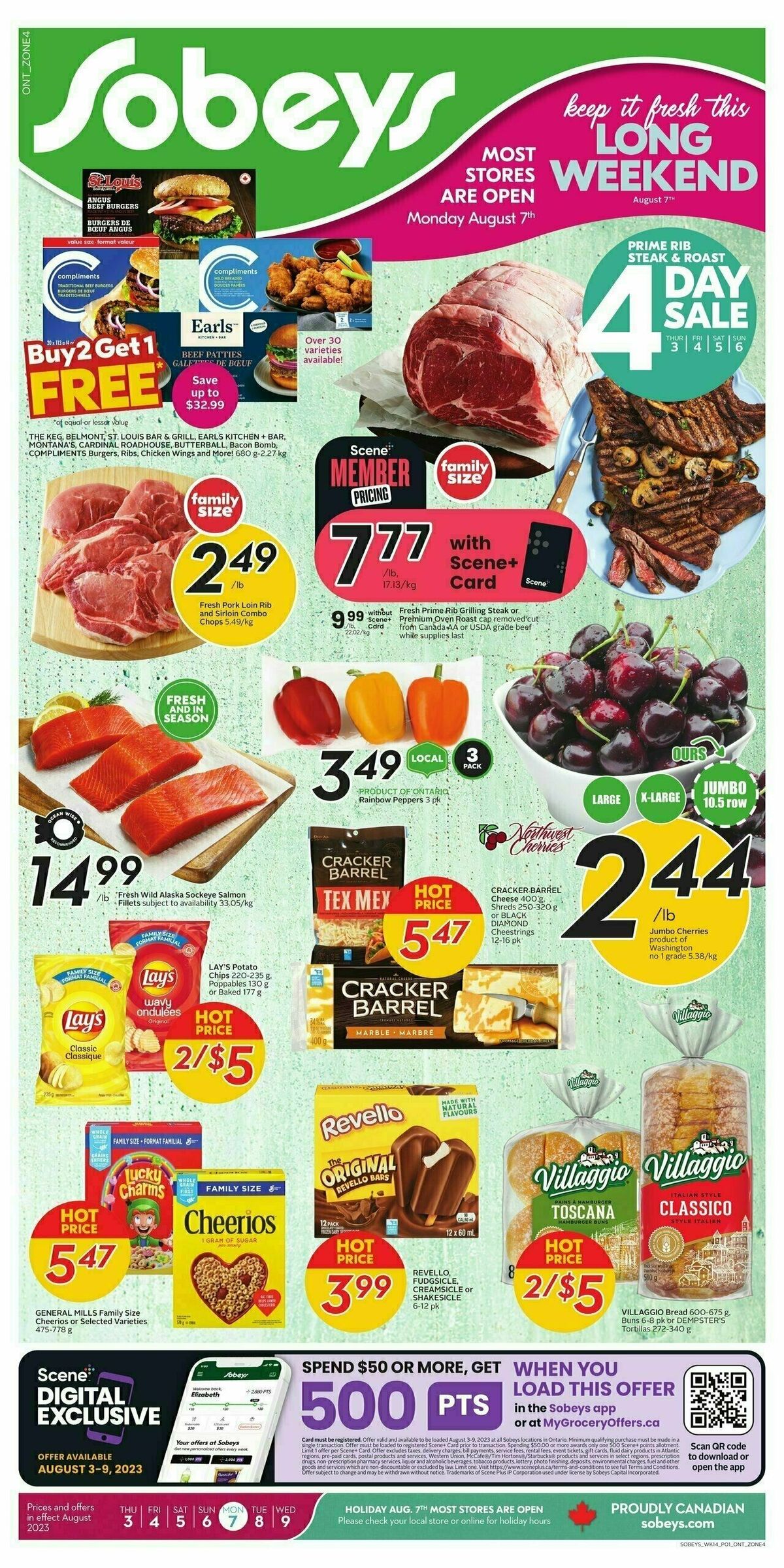 Sobeys Flyer from August 3