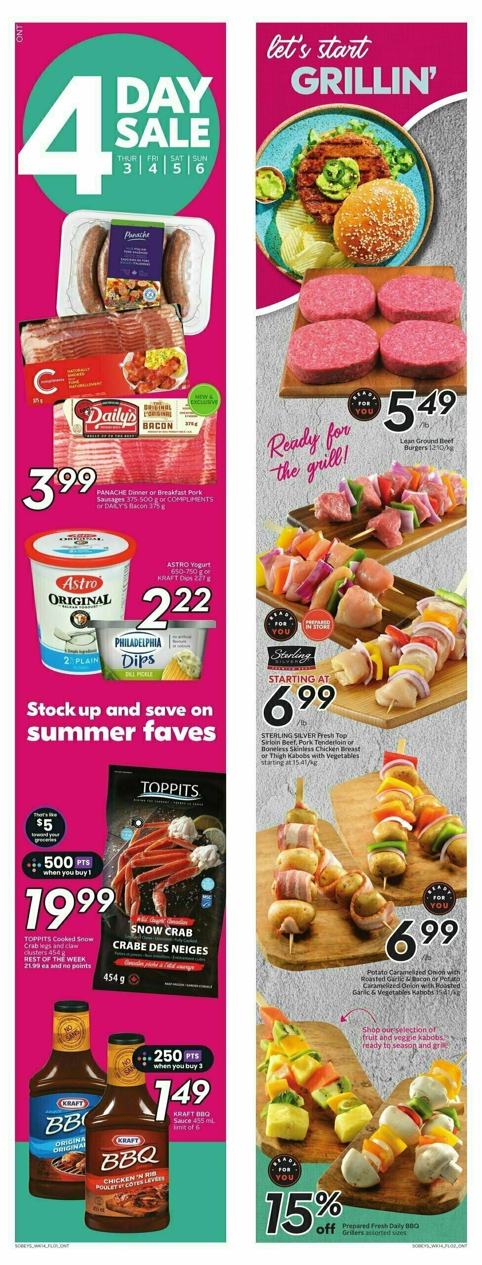 Sobeys Flyer from August 3