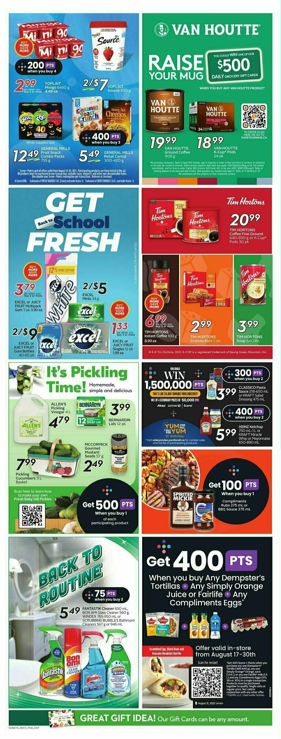 Sobeys Flyer from August 24