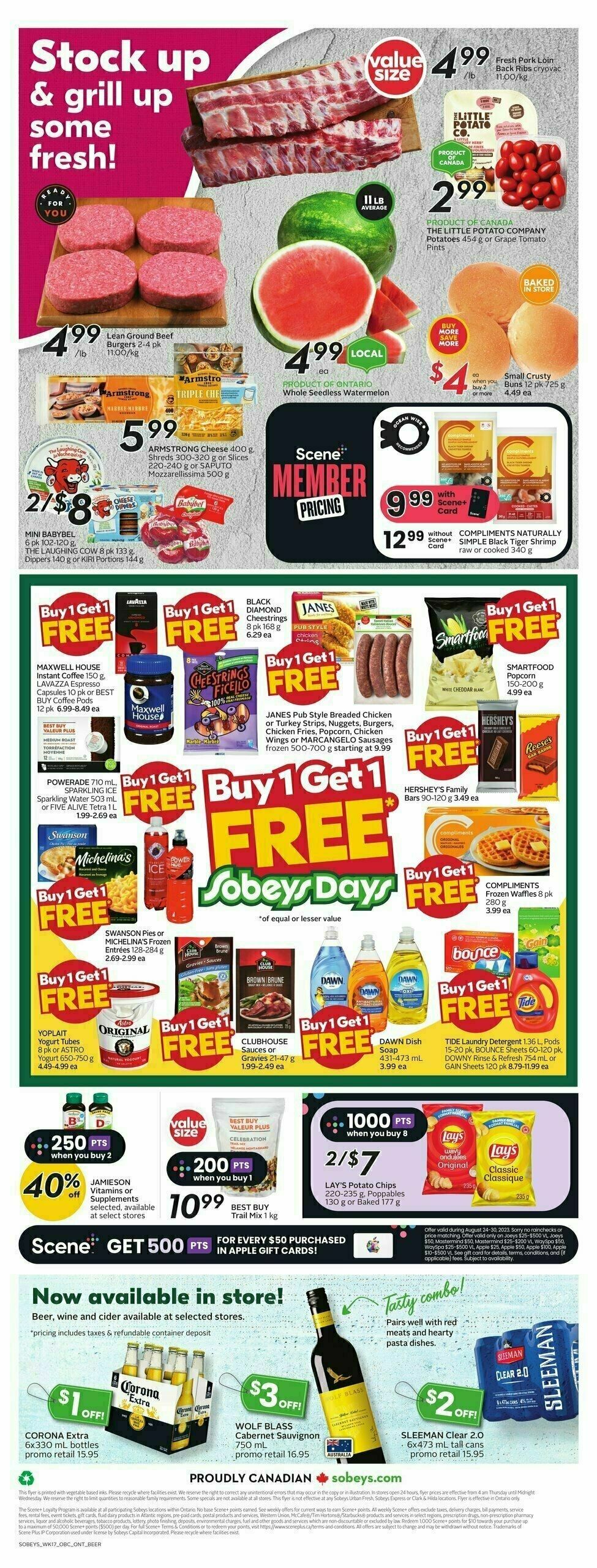 Sobeys Flyer from August 24