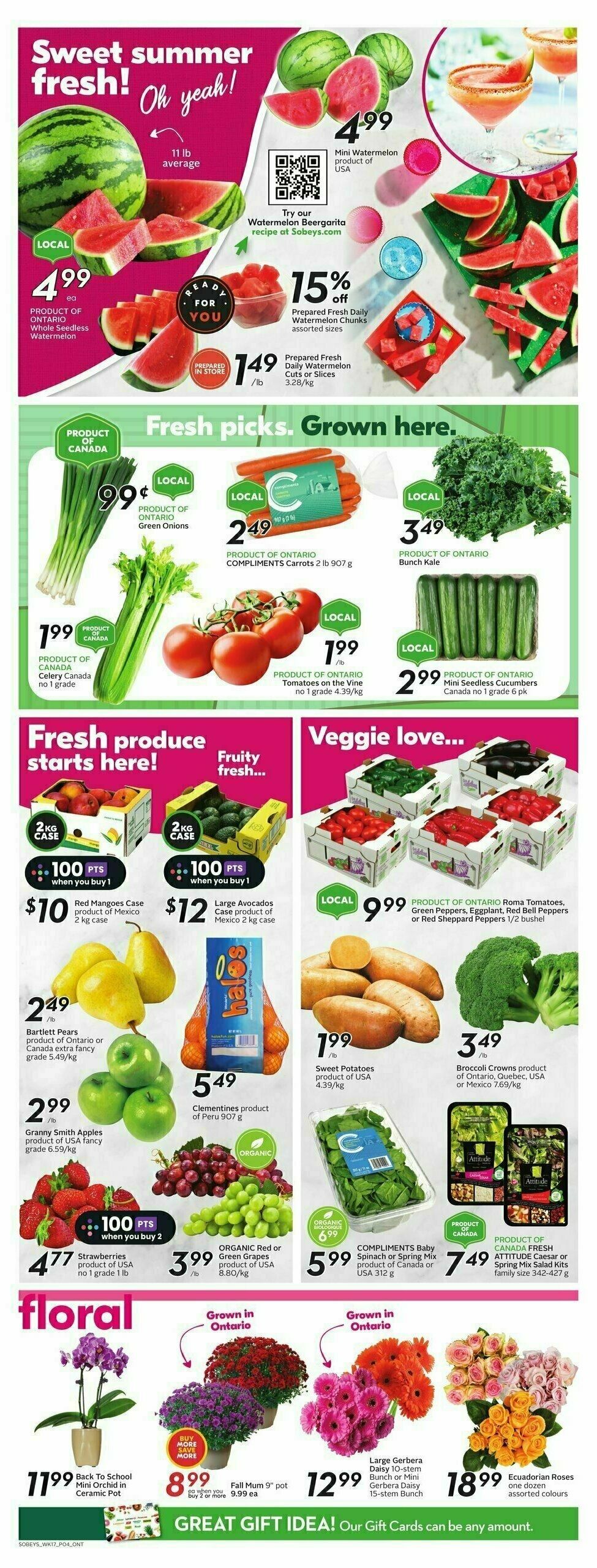 Sobeys Flyer from August 24