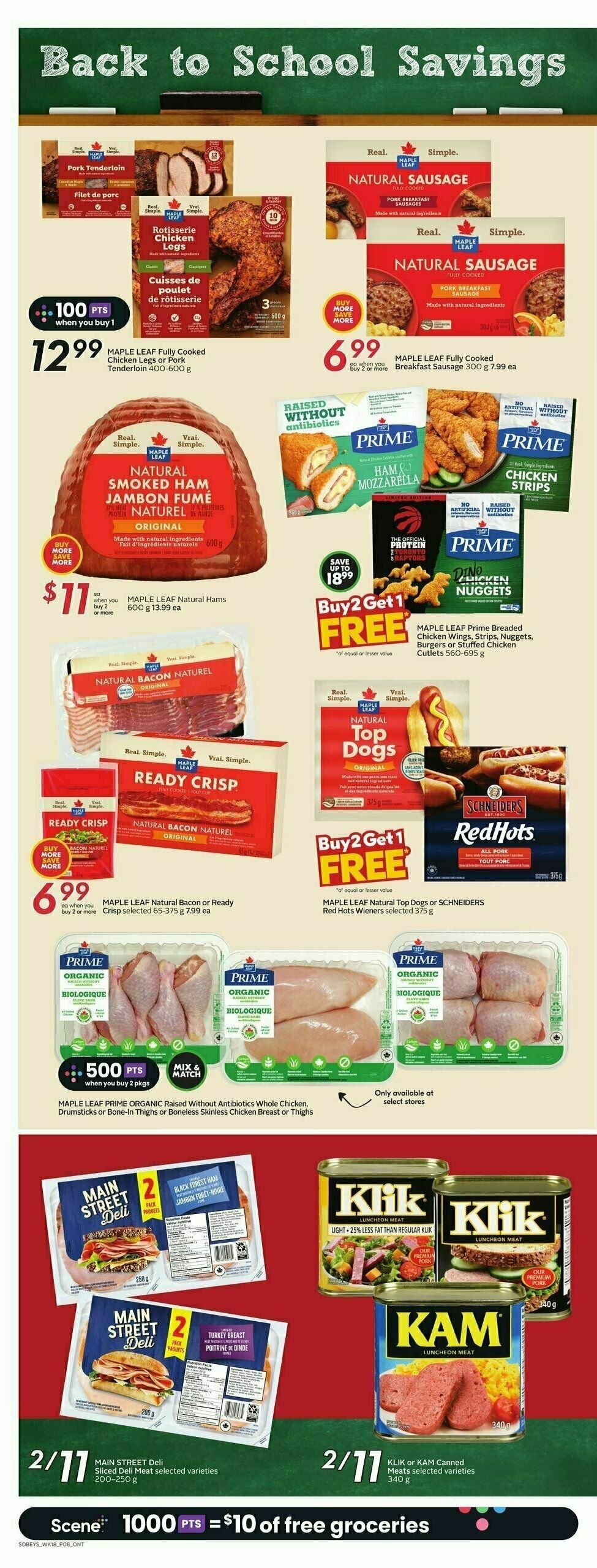 Sobeys Flyer from August 31