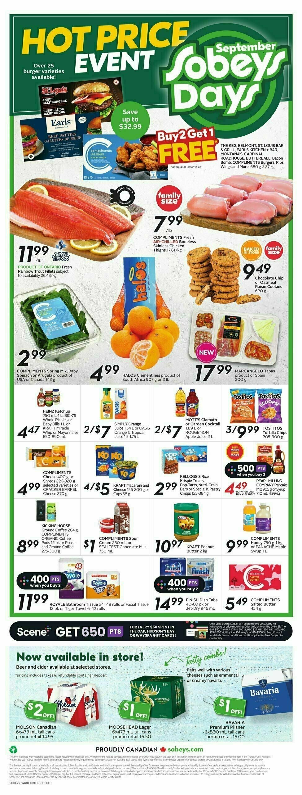 Sobeys Flyer from August 31