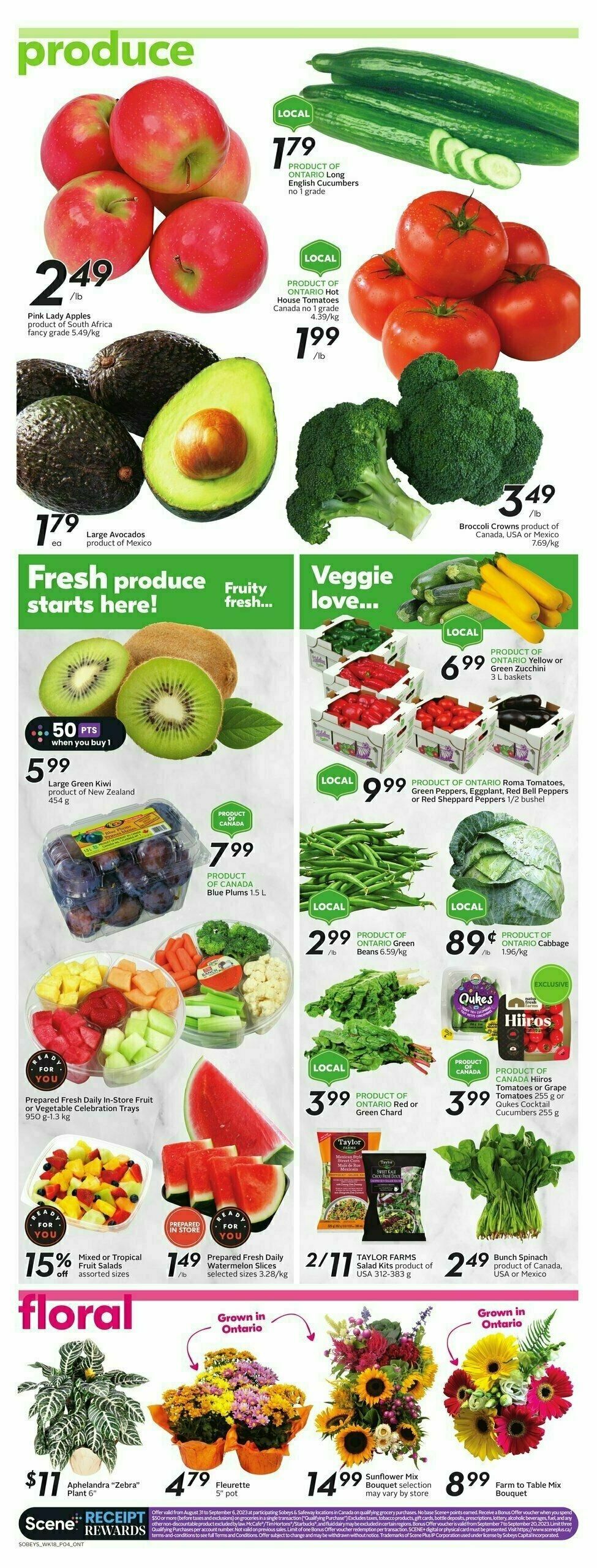 Sobeys Flyer from August 31