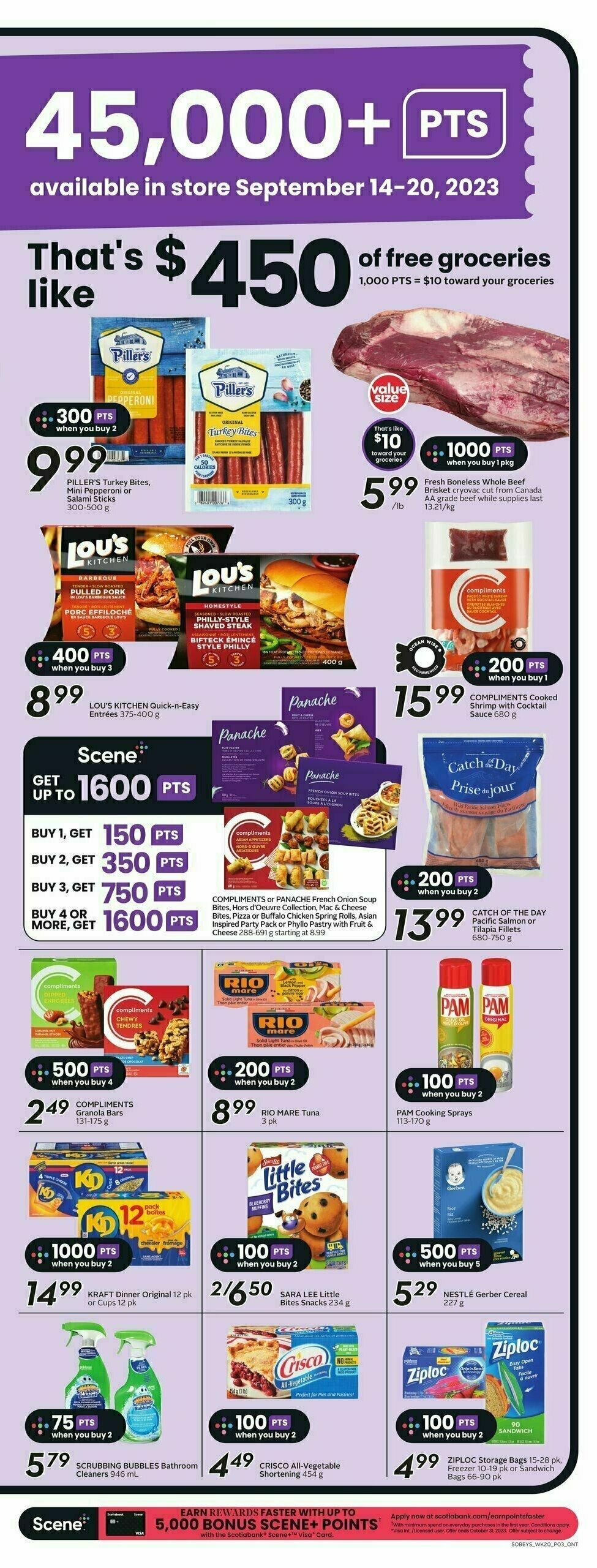 Sobeys Flyer from September 14