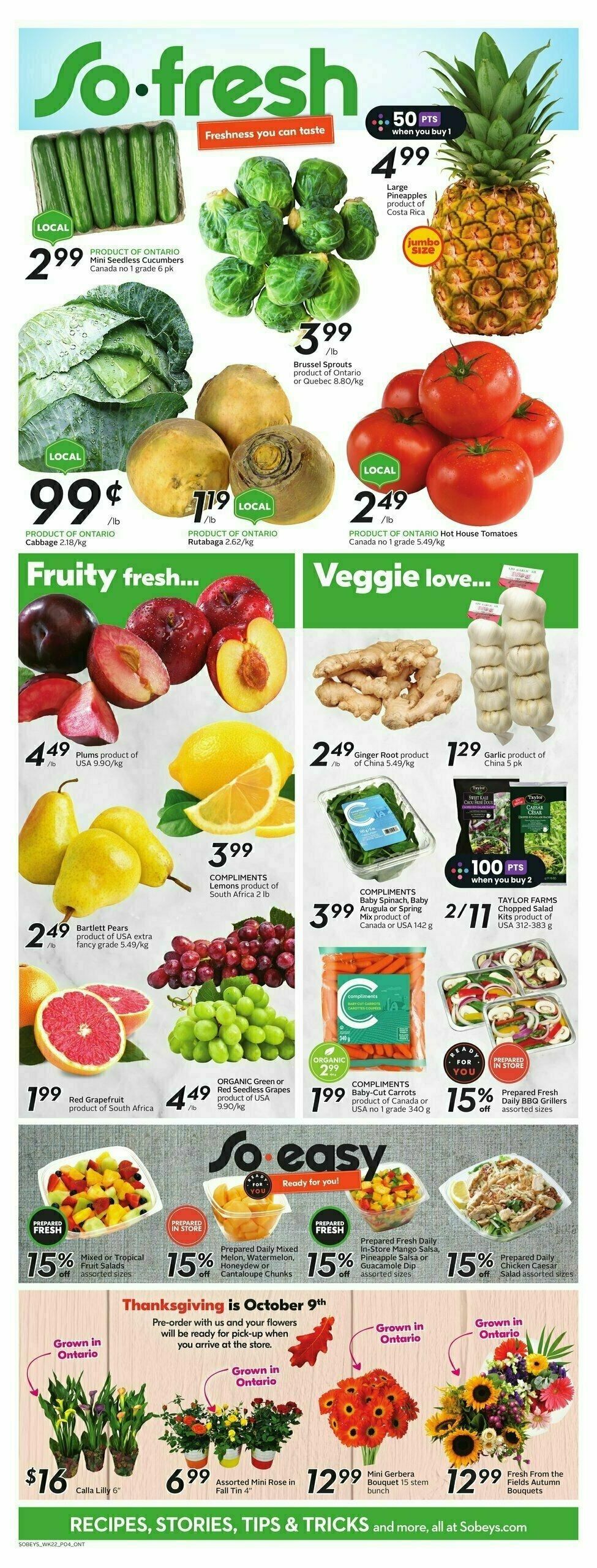 Sobeys Flyer from September 28