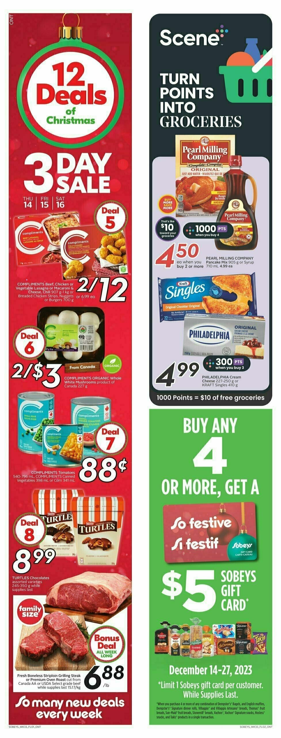 Sobeys Flyer from December 14