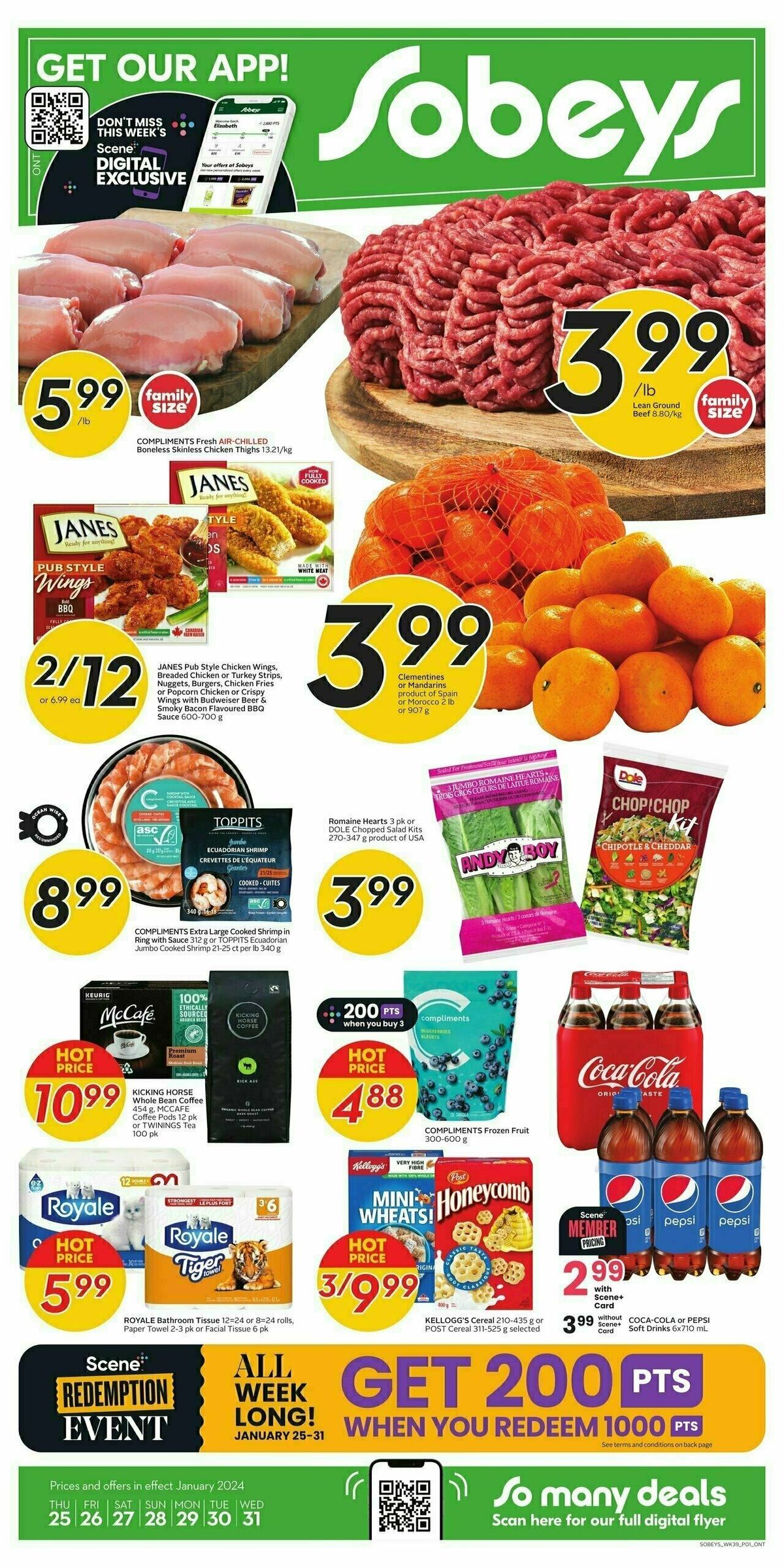Sobeys Flyer from January 25