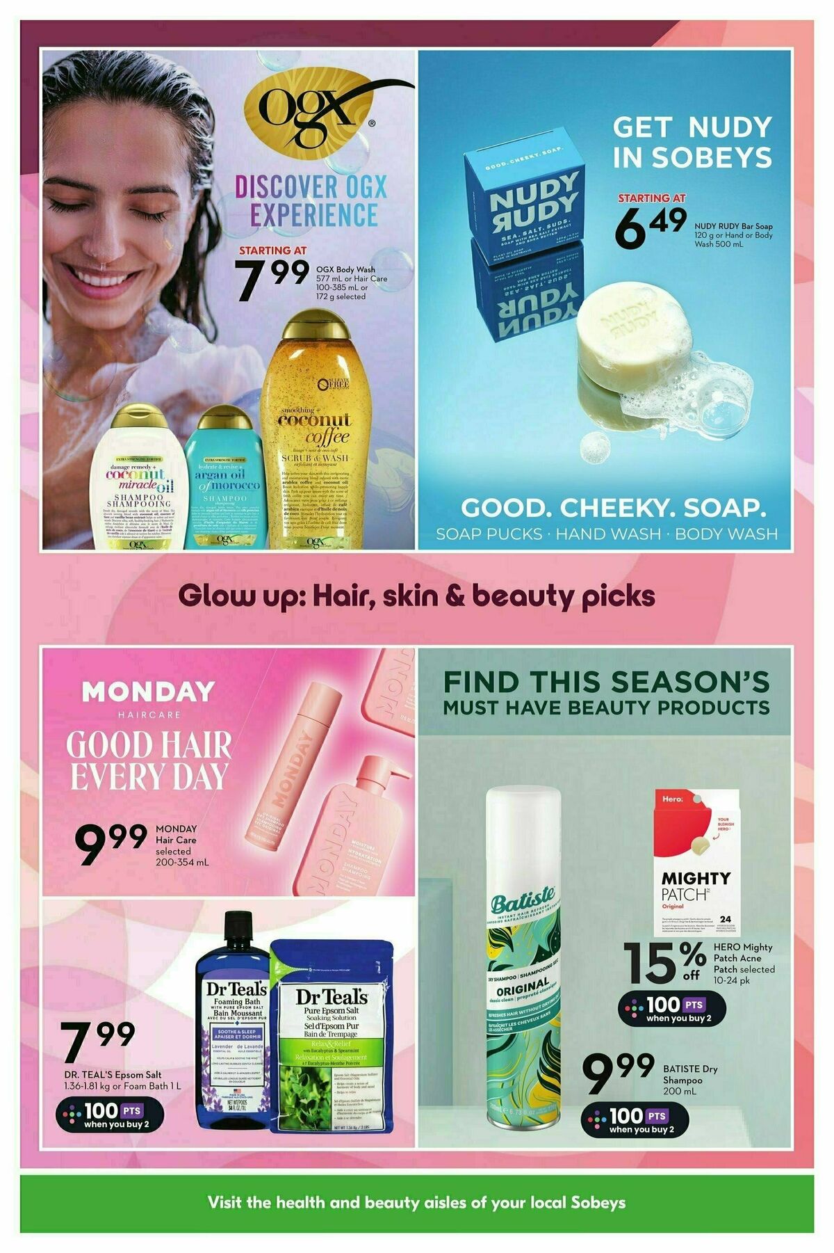 Sobeys Health & Beauty Flyer from March 21
