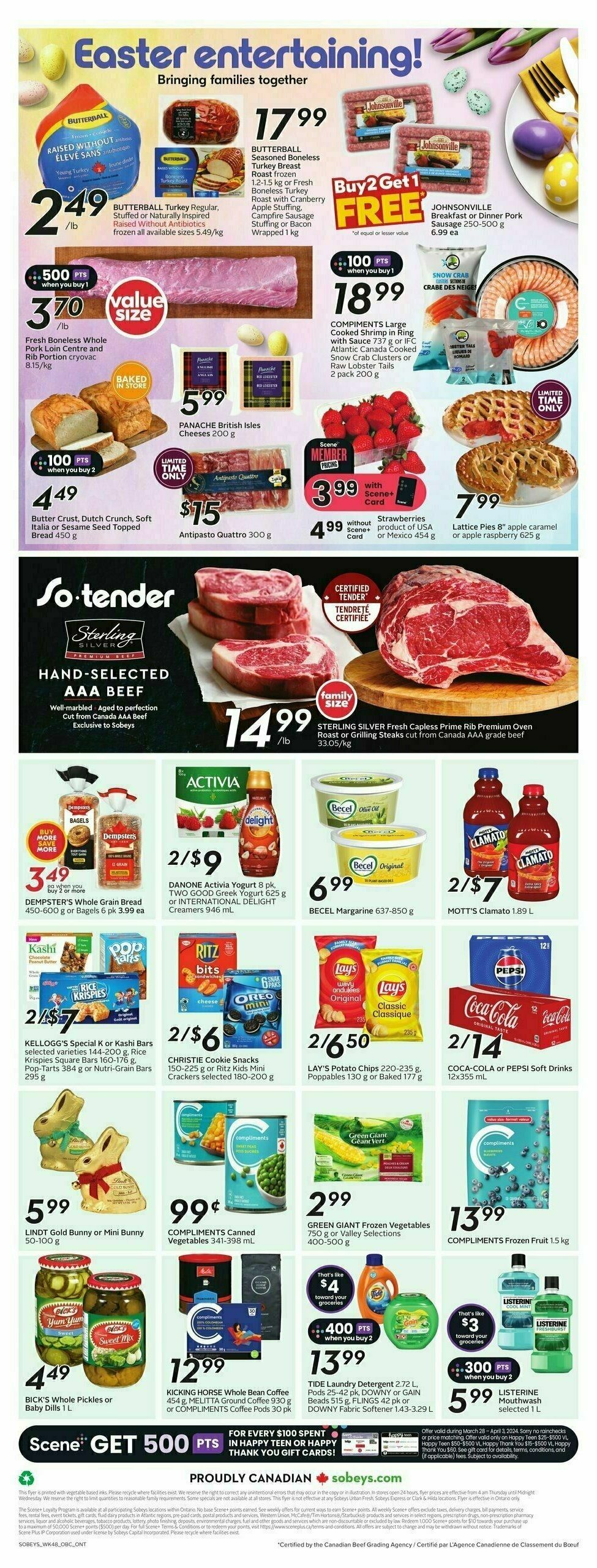 Sobeys Flyer from March 28