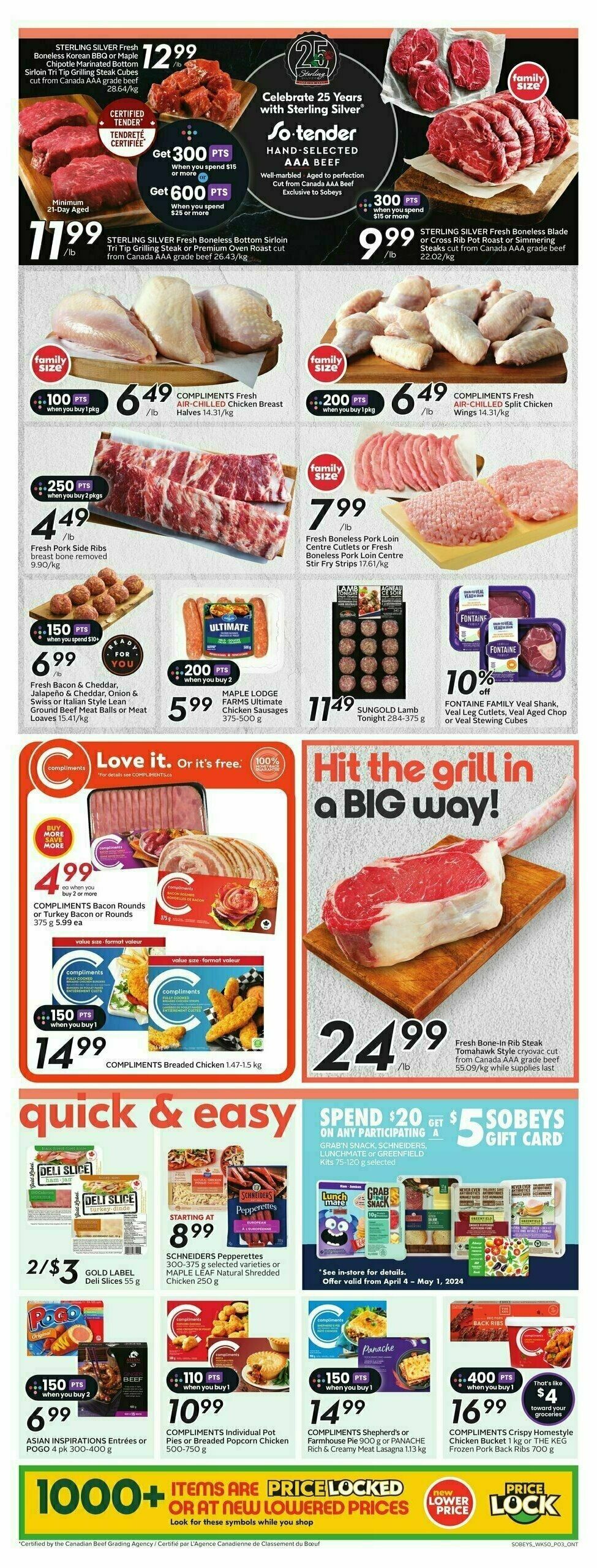 Sobeys Flyer from April 11
