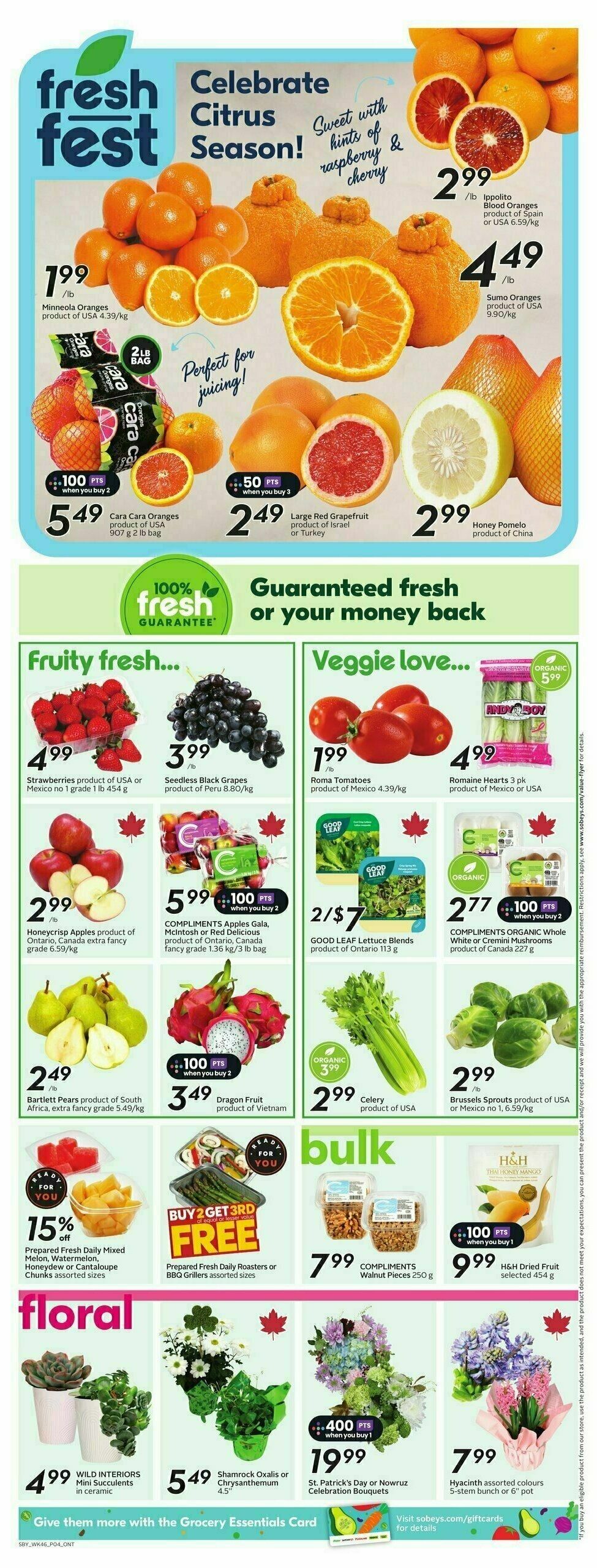 Sobeys Flyer from March 13