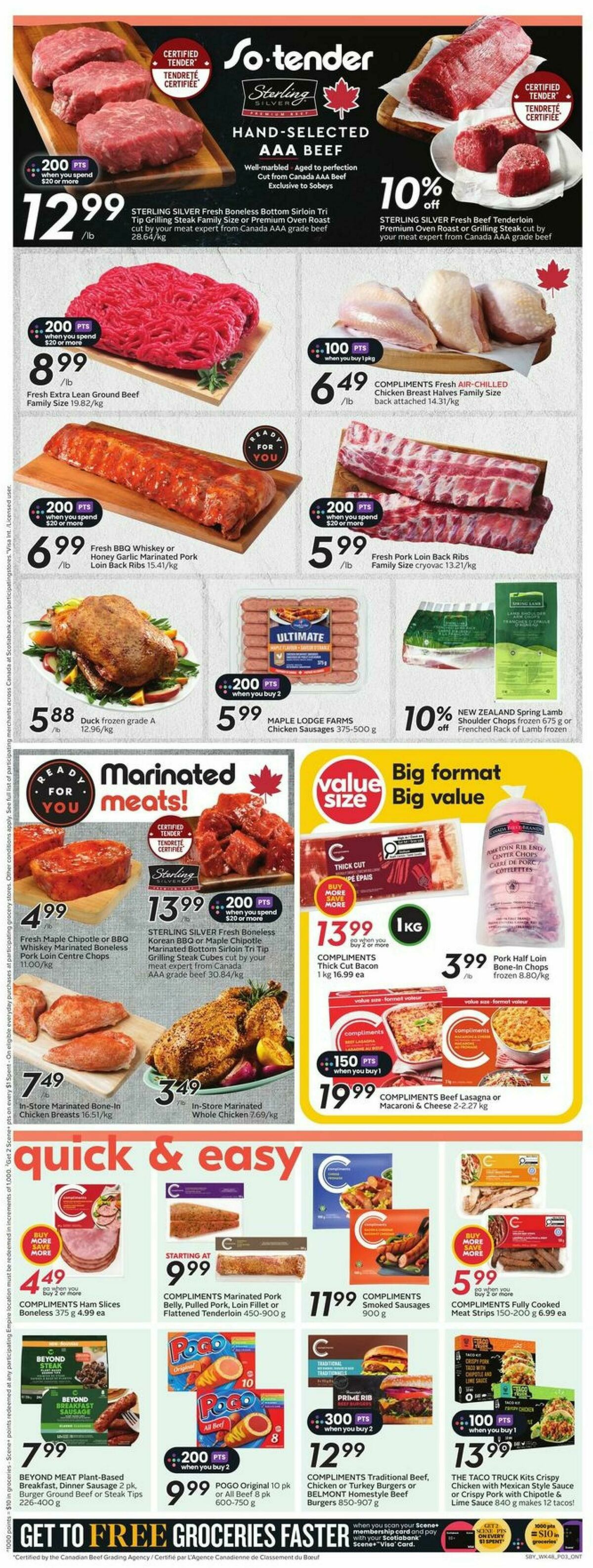 Sobeys Flyer from March 27