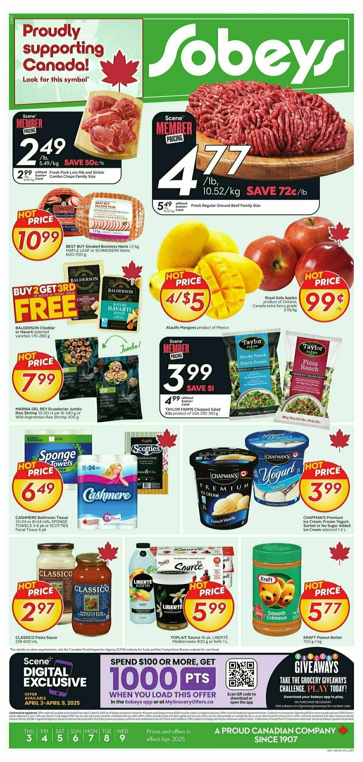 Sobeys Flyer from April 3