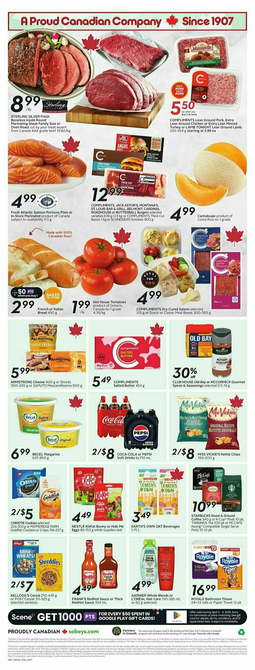 Sobeys Flyer from April 3