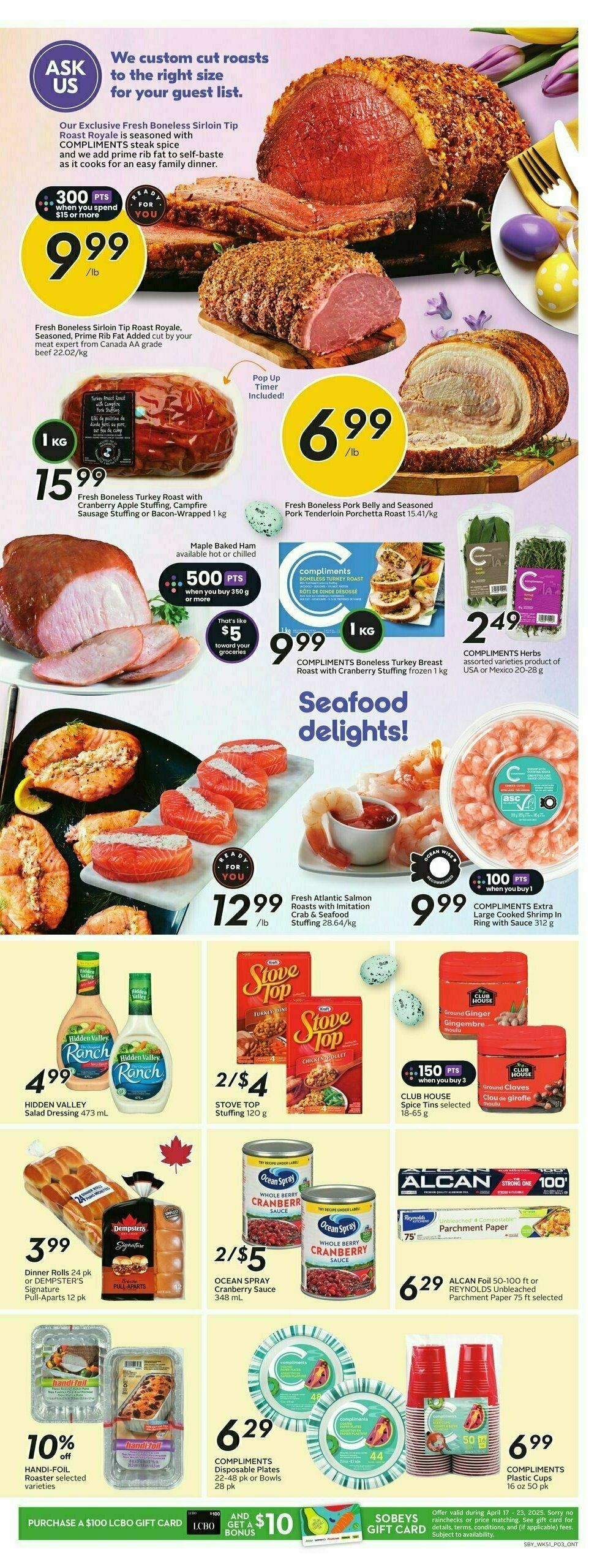 Sobeys Flyer from April 17