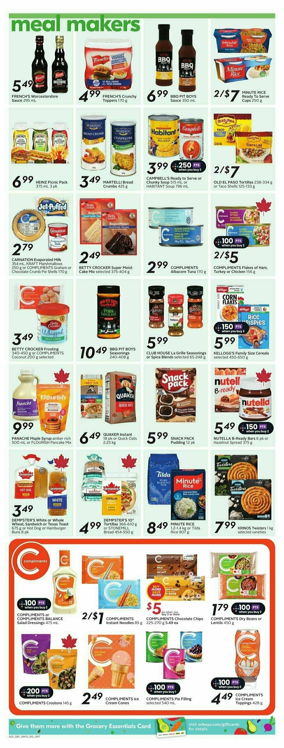 Sobeys Flyer from August 7