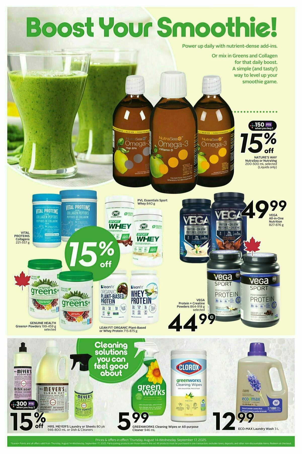Sobeys Wellness Flyer from August 14