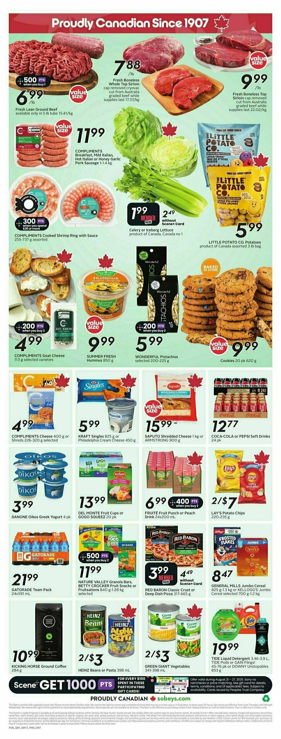 Sobeys Flyer from August 21