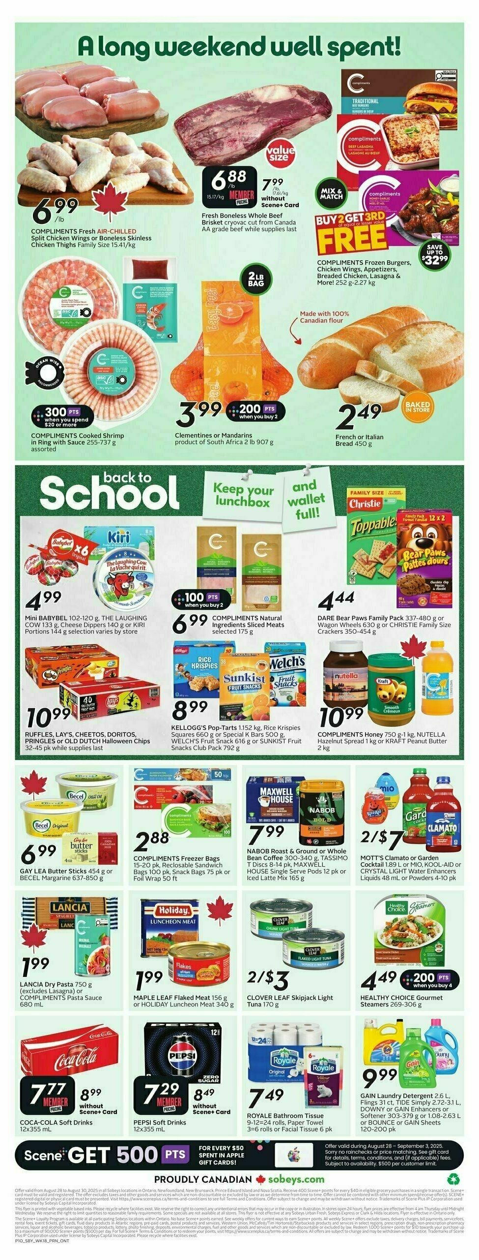 Sobeys Flyer from August 28