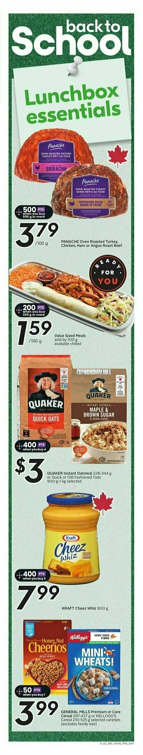 Sobeys Flyer from August 28