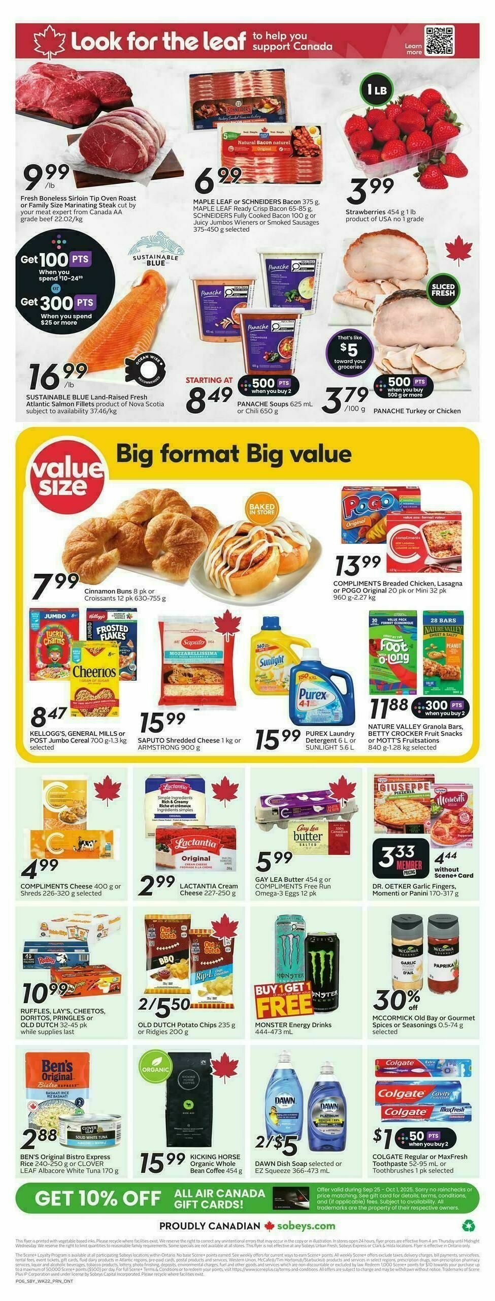 Sobeys Flyer from September 25