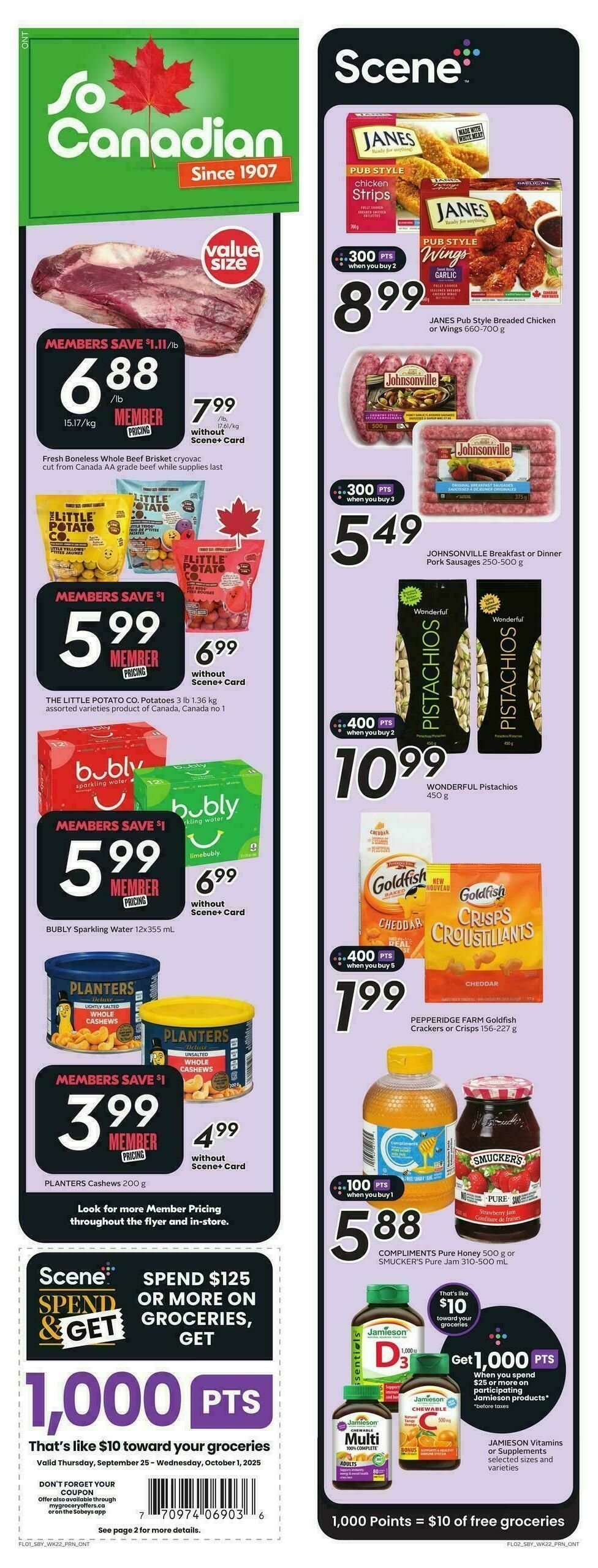 Sobeys Flyer from September 25