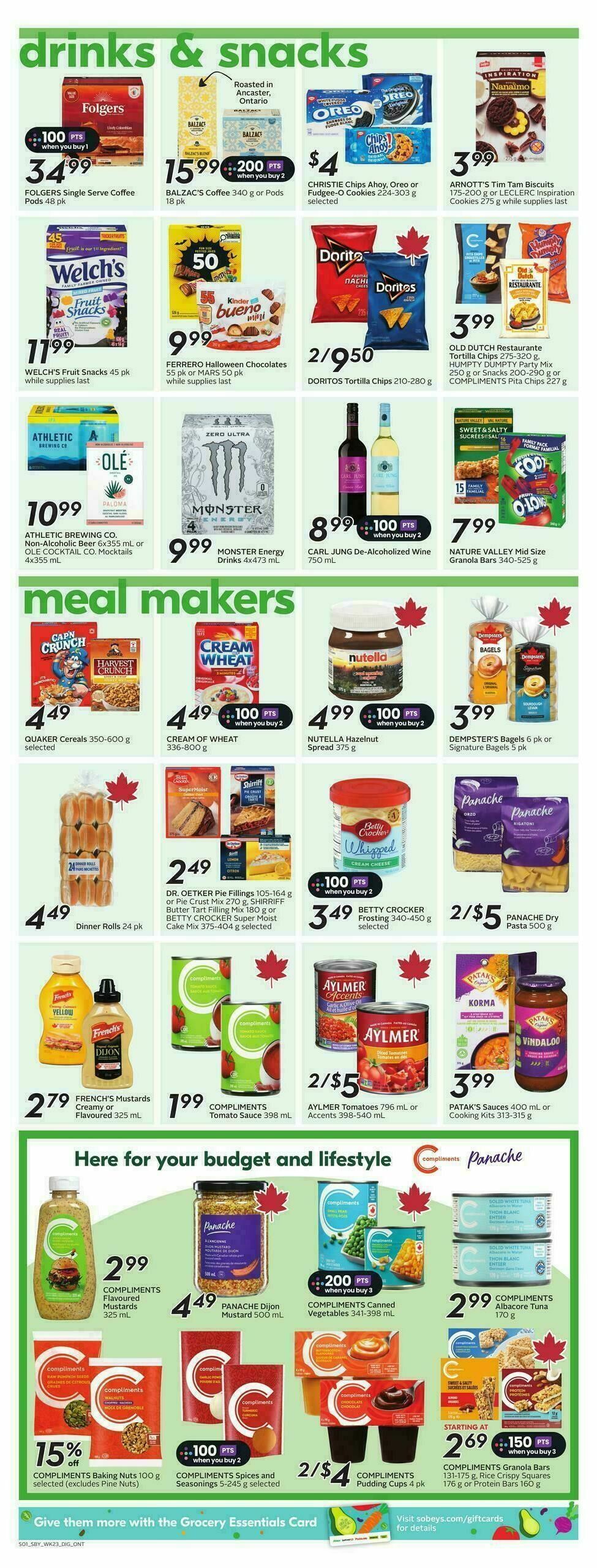 Sobeys Flyer from October 2