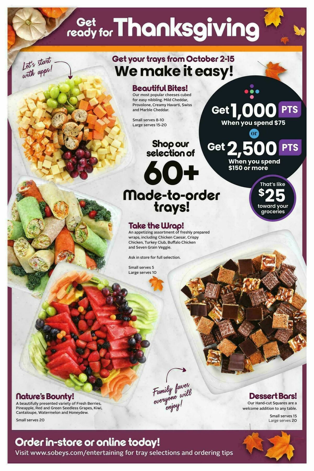 Sobeys Flyer from October 2