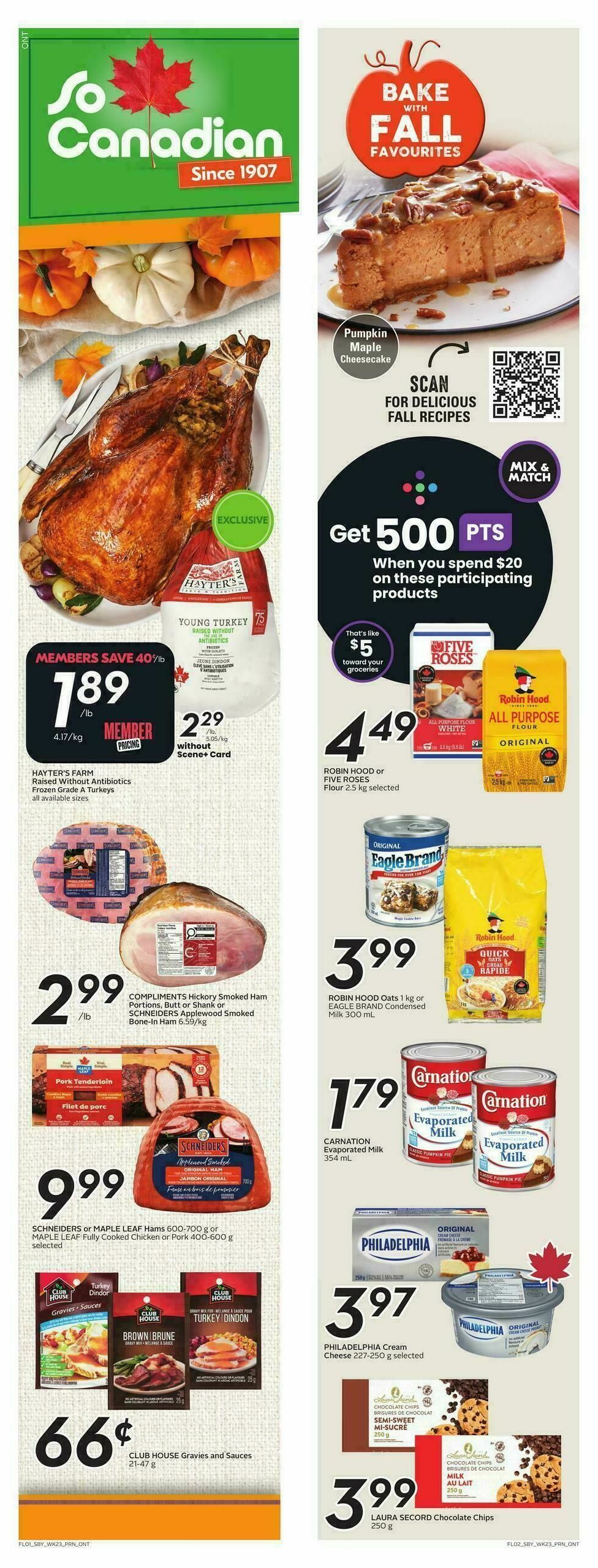 Sobeys Flyer from October 2