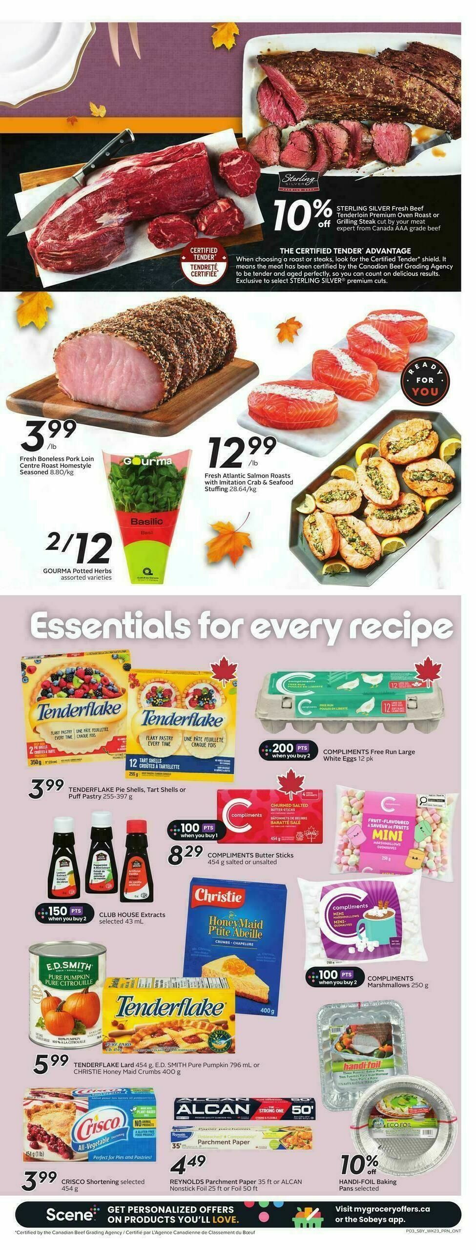 Sobeys Flyer from October 2