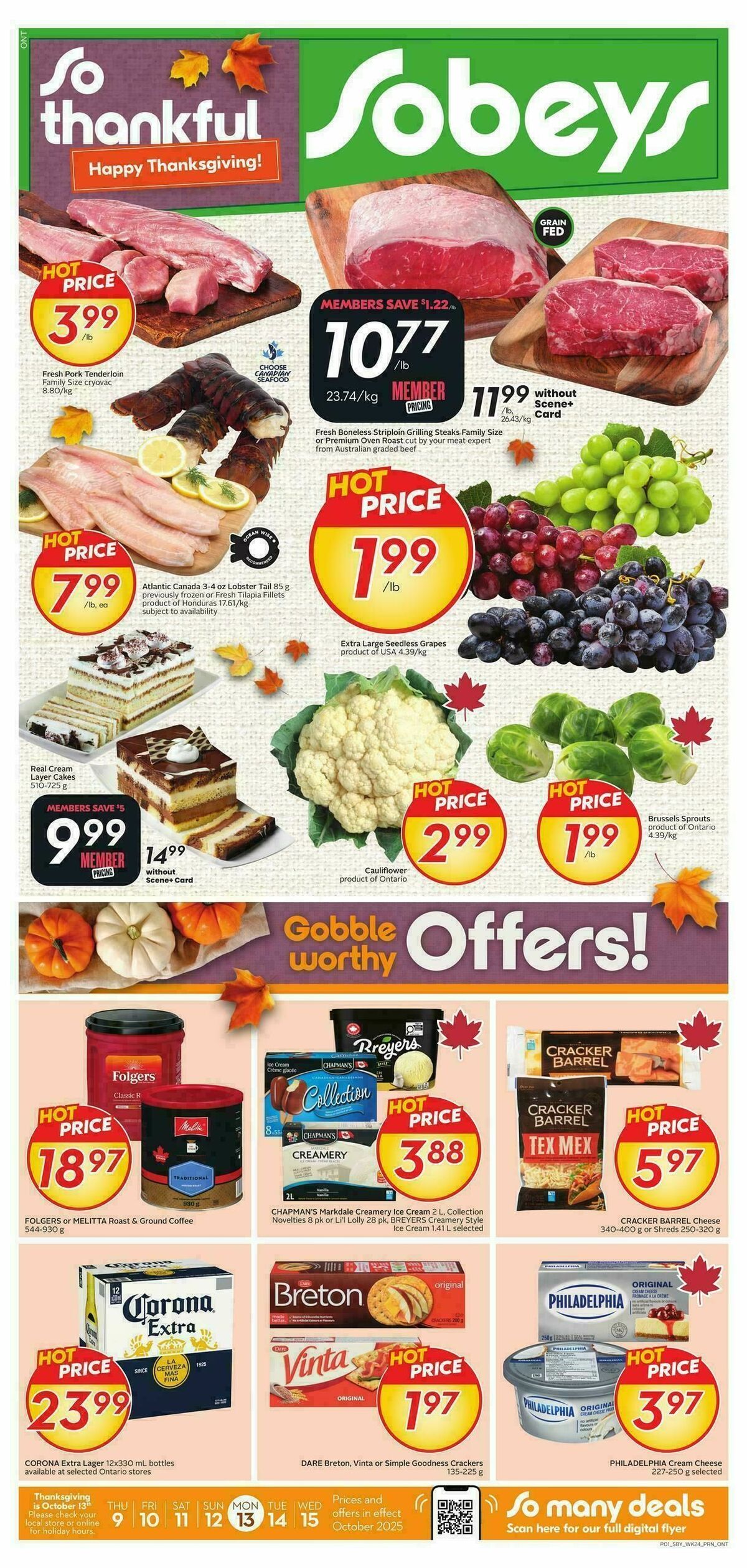 Sobeys Flyer from October 9