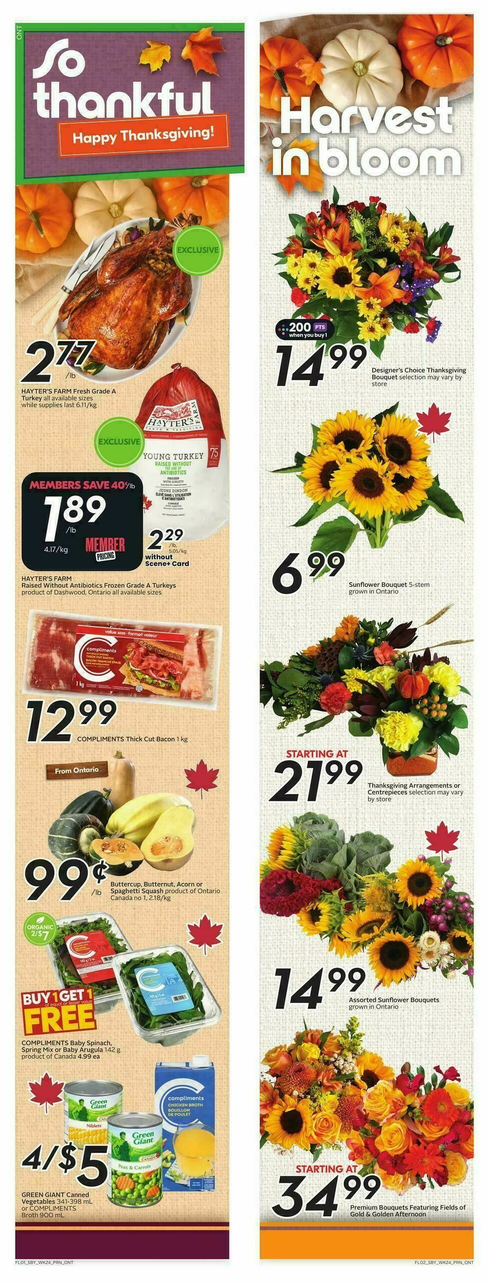 Sobeys Flyer from October 9