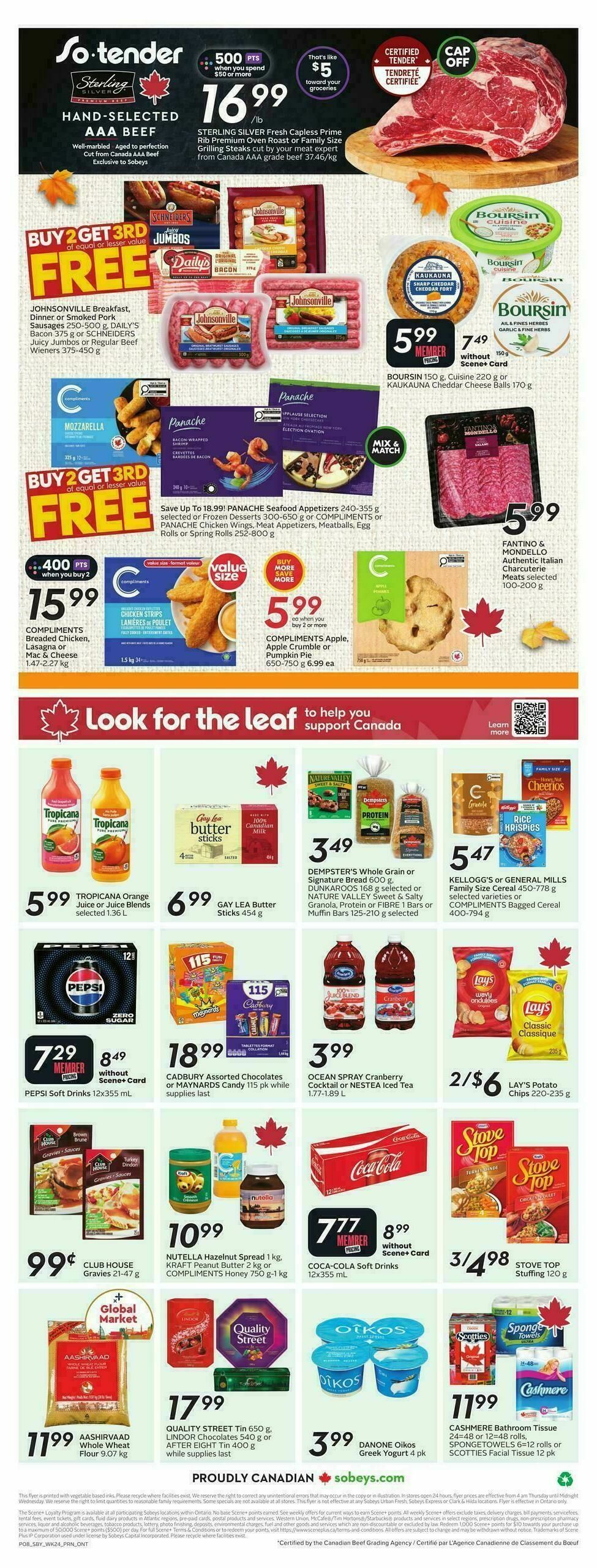 Sobeys Flyer from October 9