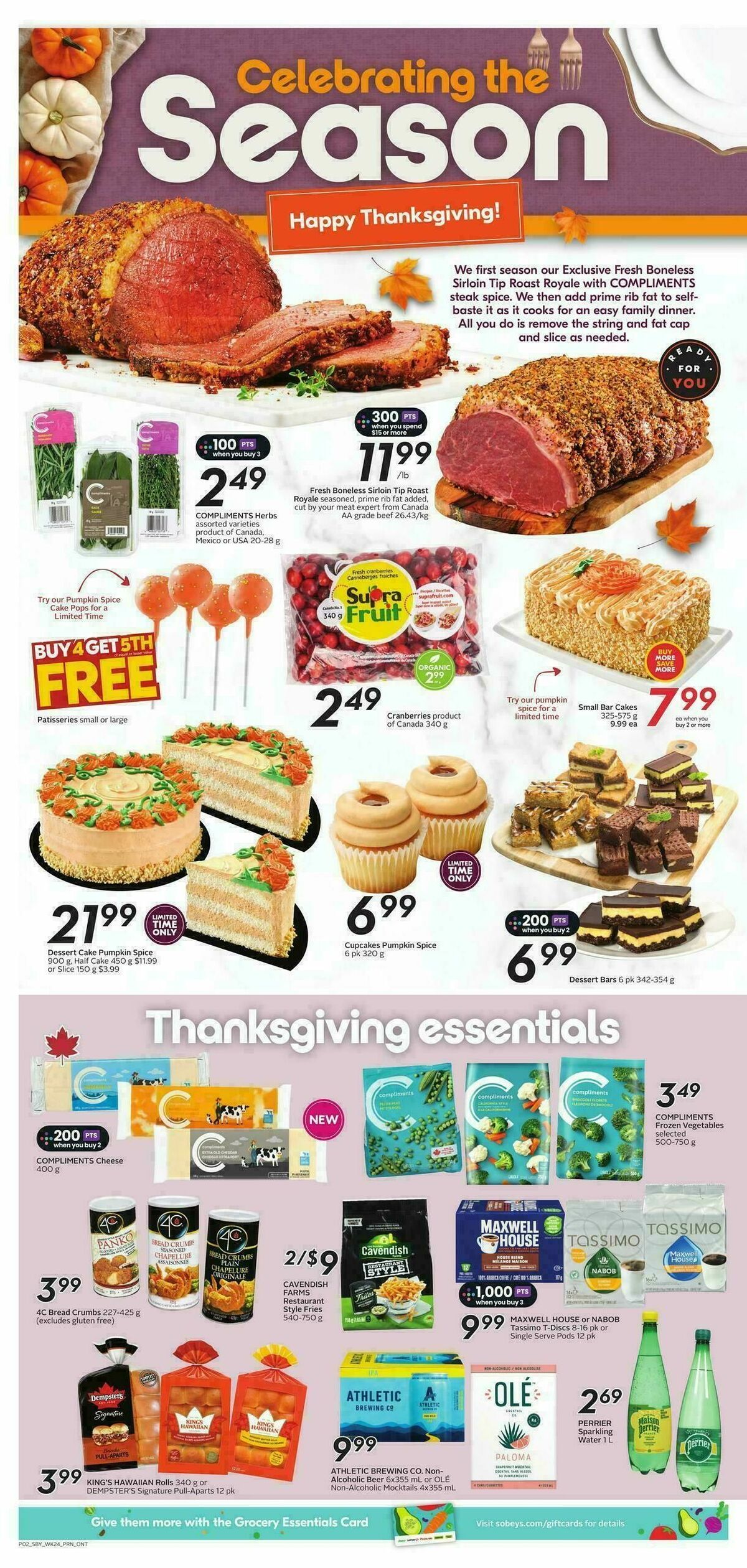 Sobeys Flyer from October 9