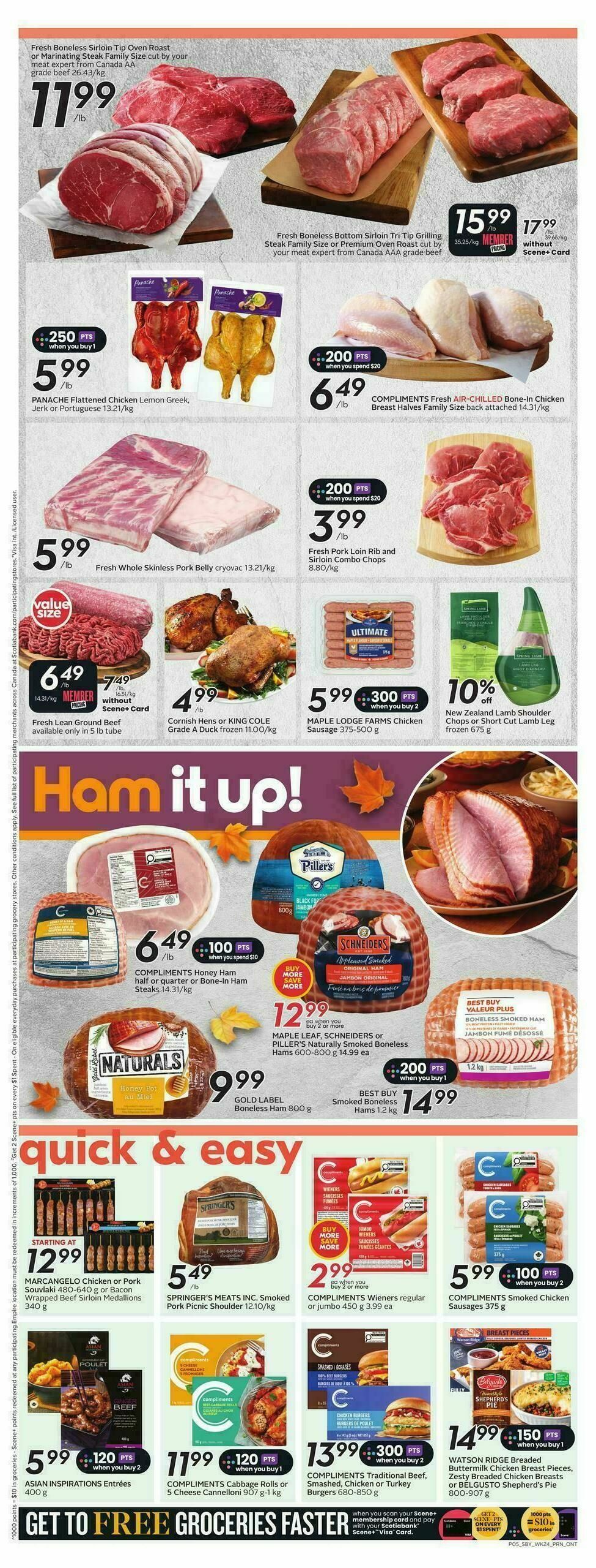 Sobeys Flyer from October 9