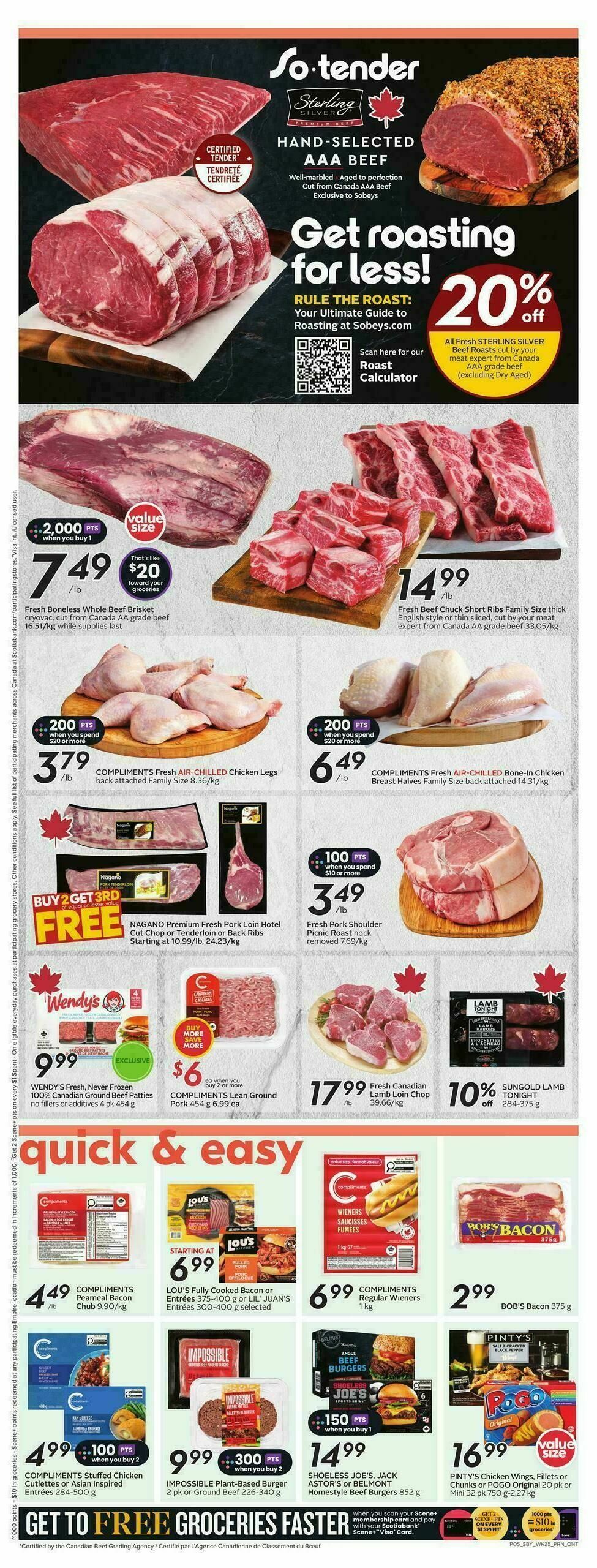 Sobeys Flyer from October 16